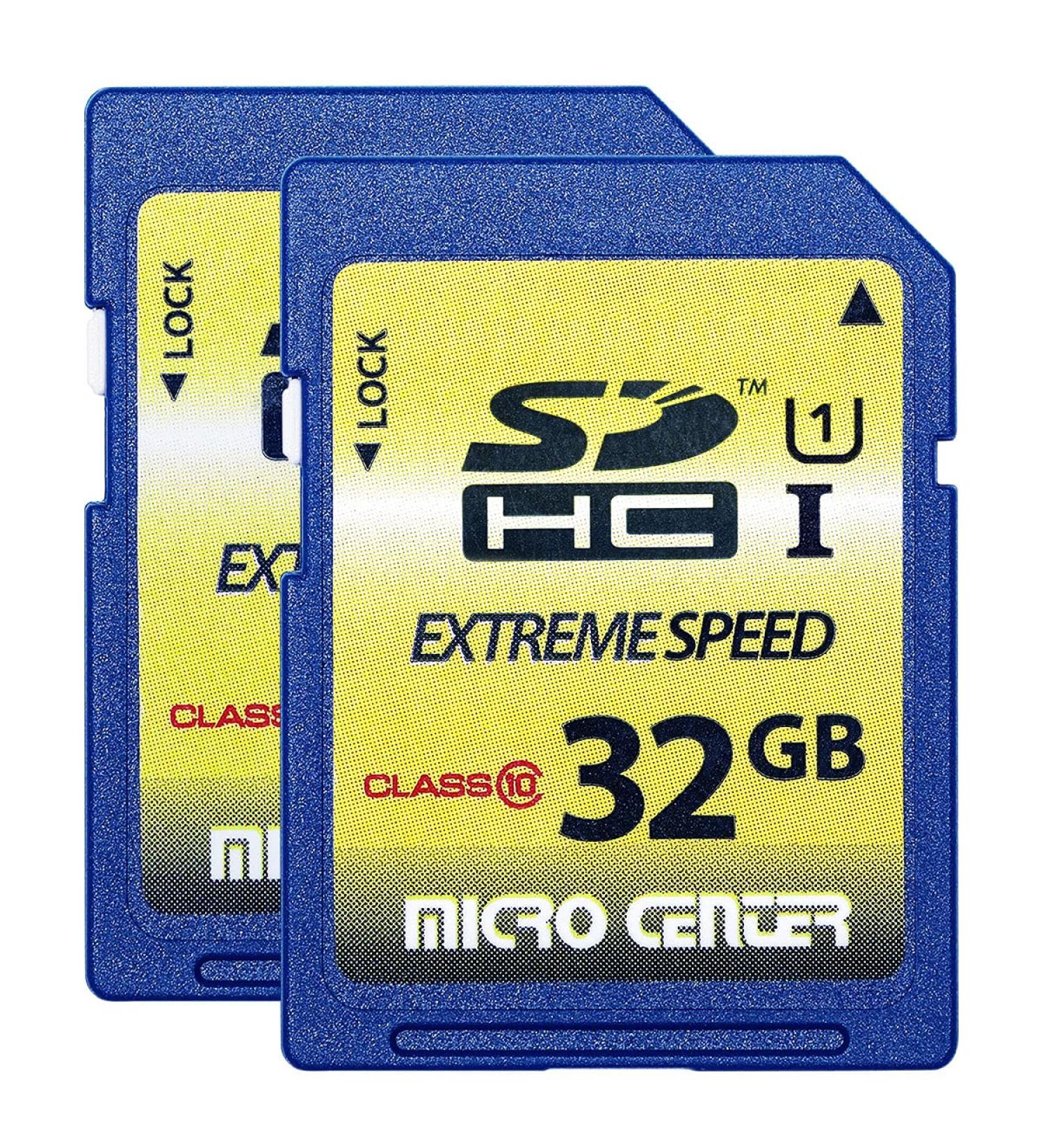 Micro Center 32GB Class 10 SDHC Flash Memory Card (2 Pack) - Buy Online on GoSupps.com