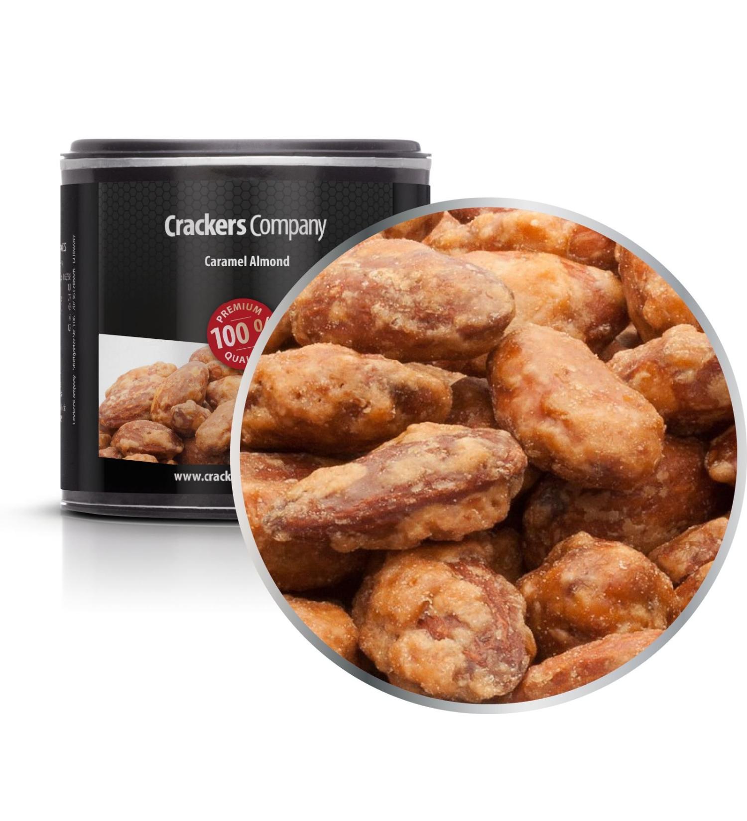 4 x 90g roasted chirmes burned premium almonds crunchy roasted with golden brown caramel covered vegetarian gluten -free lactose -free browned fair almonds 4 x 90g in membrandosis small (360g)