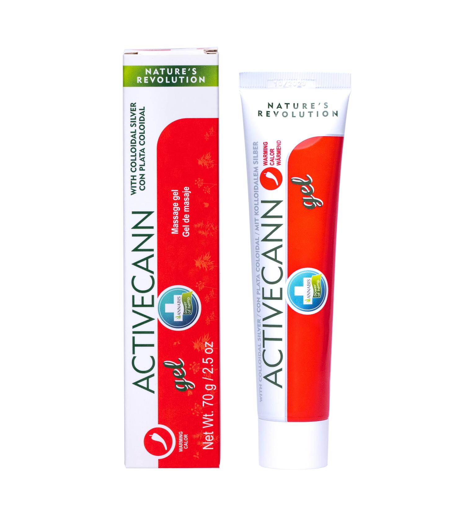 ANNABIS ACTIVECANN Warming Hemp Massage Gel 75ml - Soothing Relief for Muscle Pain | Shop Internationally - Buy Online on GoSupps.com