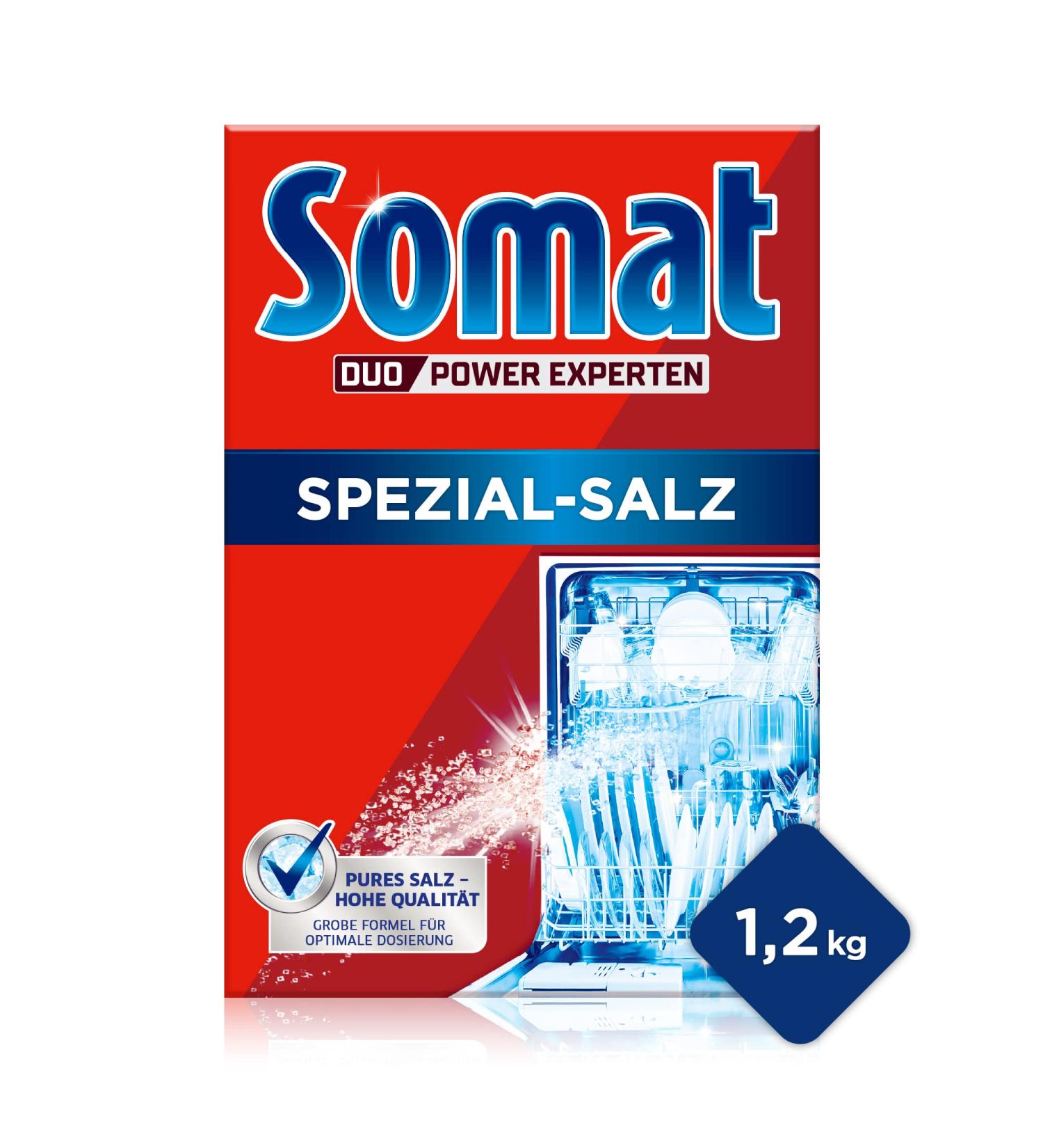 Somat Special Salt 1.2 kg | Dishwasher Salt for Soft Water | Fight Lime & Achieve Glossy Results - Buy Online on GoSupps.com