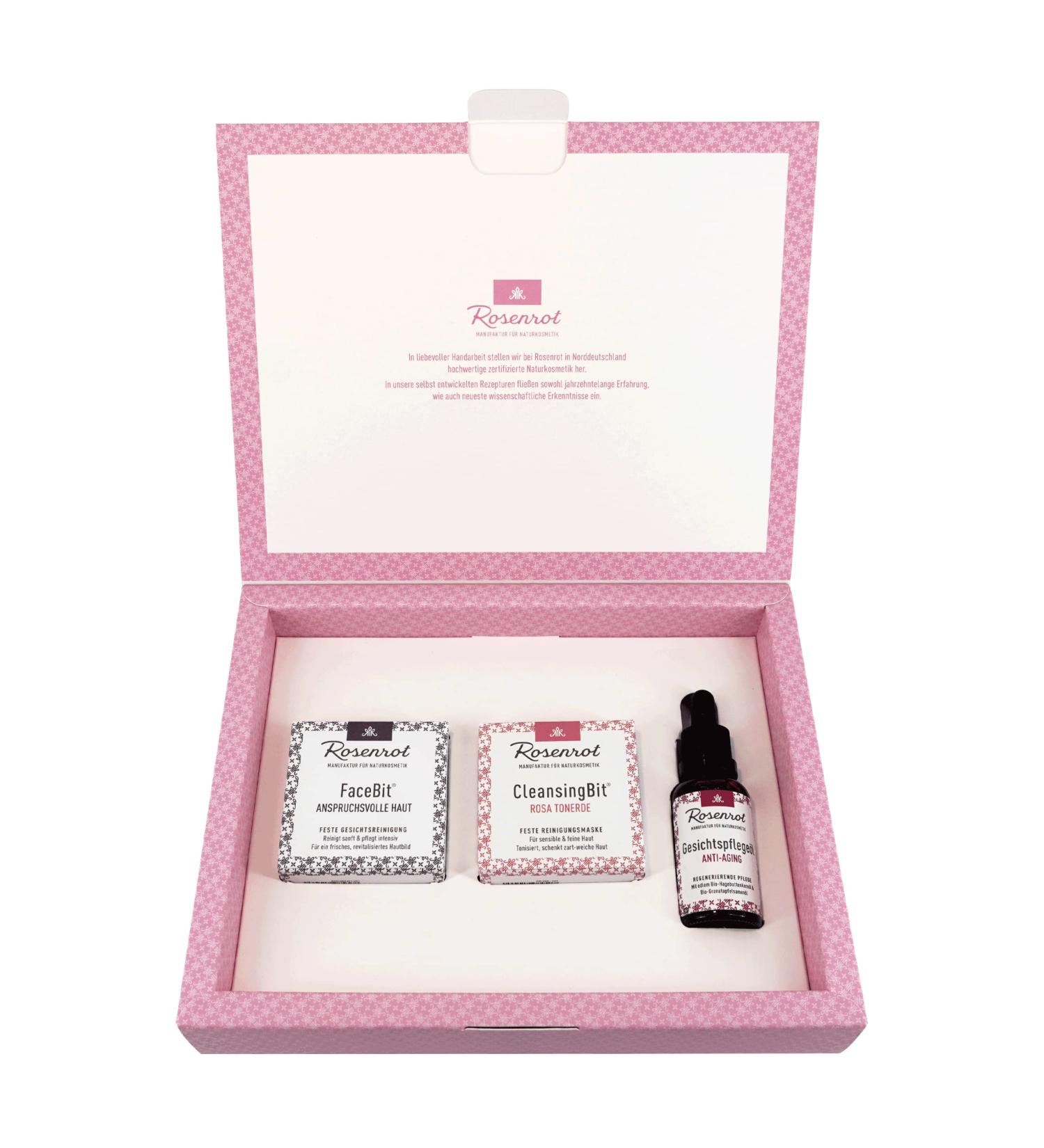 Red Pink Premium Facial Care "Rejuvenating"