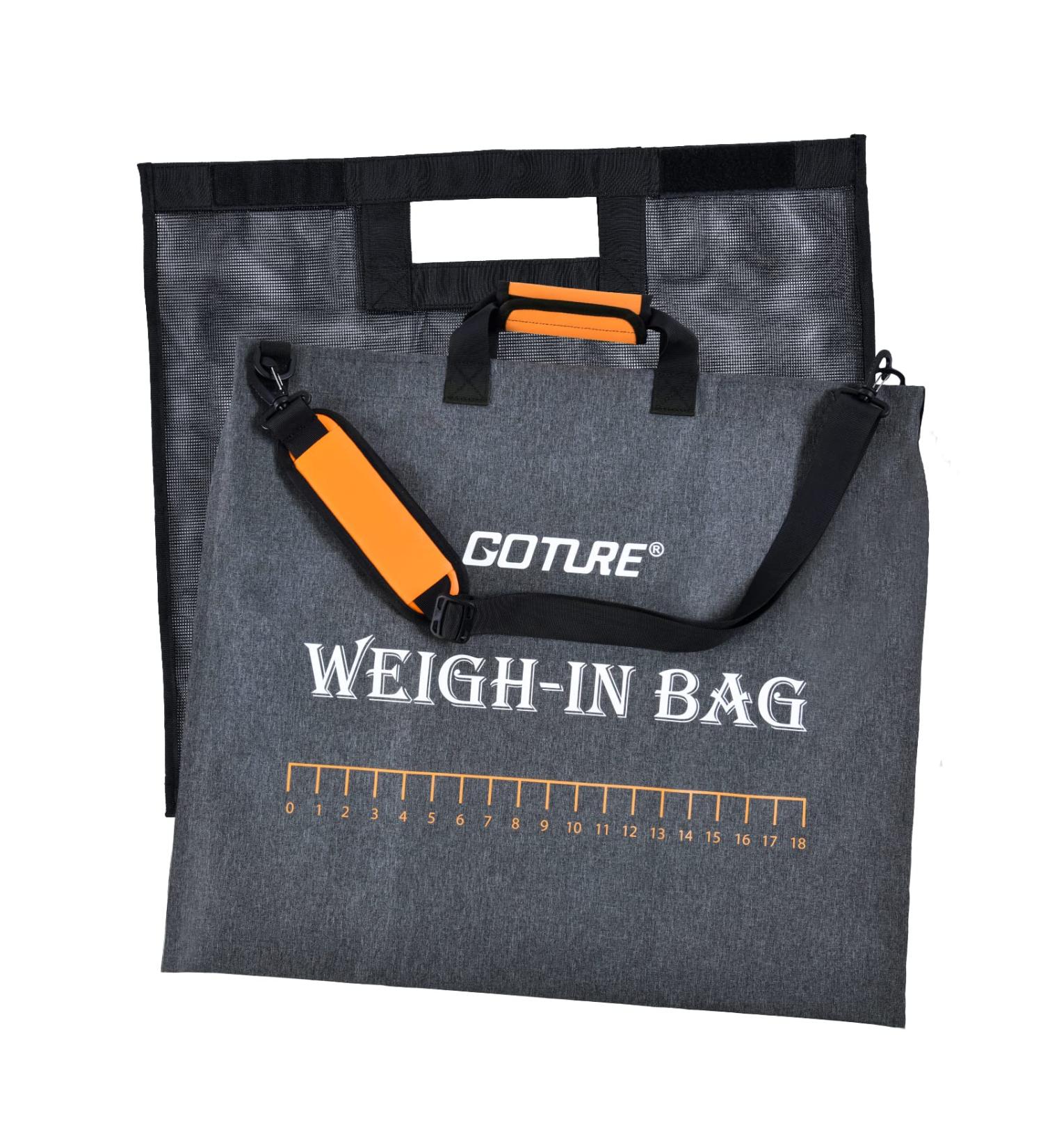 Goture Tournament Fishing Bag Bass WeighÂ inÂ Bag with Built-in 18inch Fish Ruler 2 in 1 Kit  Removable Inner Mesh Tournament Fish Bags 25.6x22inch Heavy Duty Weigh In Bag for Bass Fishing C:Fishing Weigh-in Bag - Buy Online on GoSupps.com