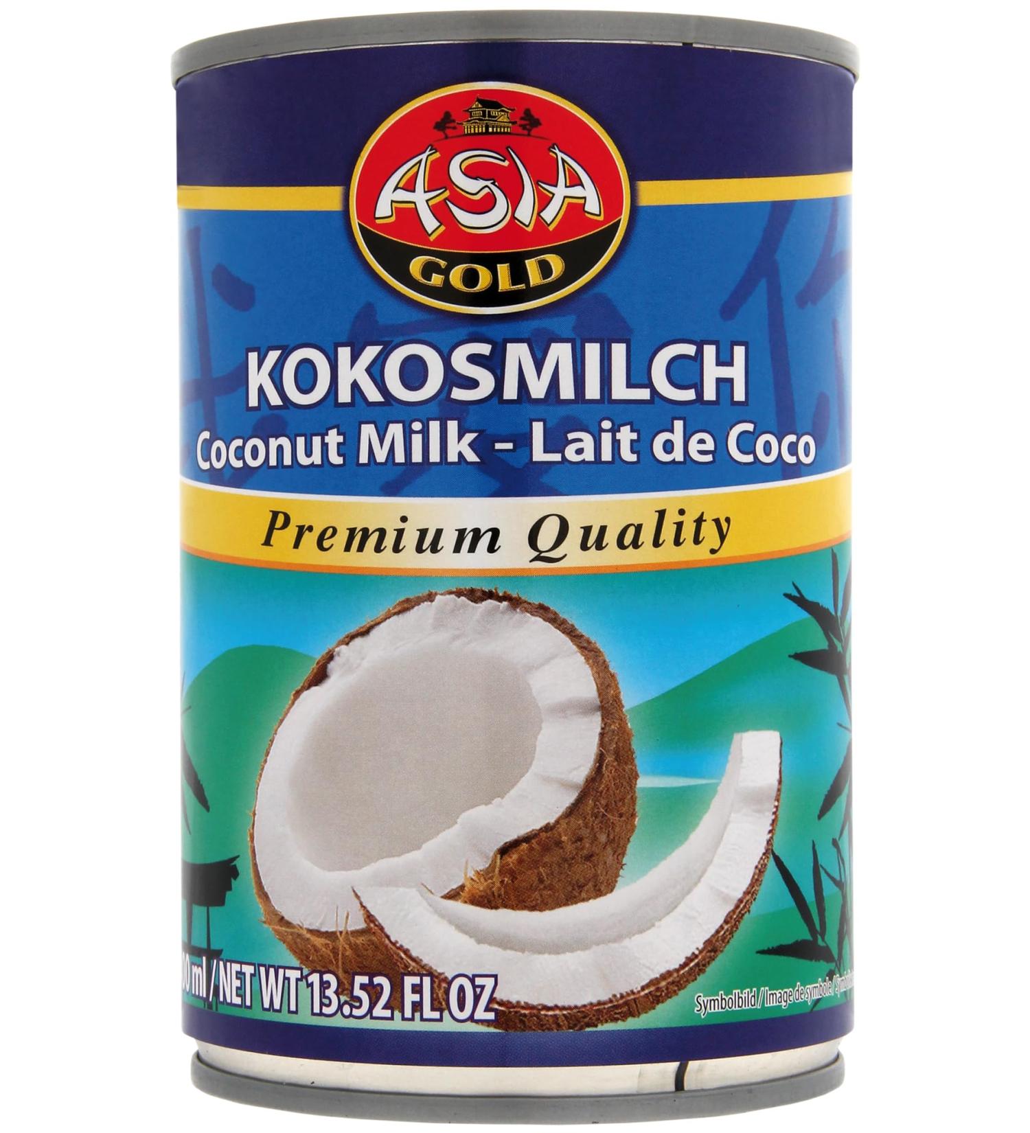  Asia Gold Coconut milk 400 ml - Buy Online on GoSupps.com