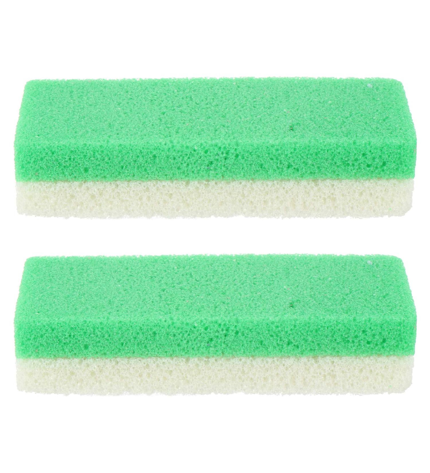 Minkissy 2-in-1 Foot Bimsstein Scrubber Pumice Stone for Smooth Feet & Dead Skin Removal Perfect for Chicken Eyes & Cracked Heels Eco-Friendly PU Animal Crispy Green - Buy Online on GoSupps.com