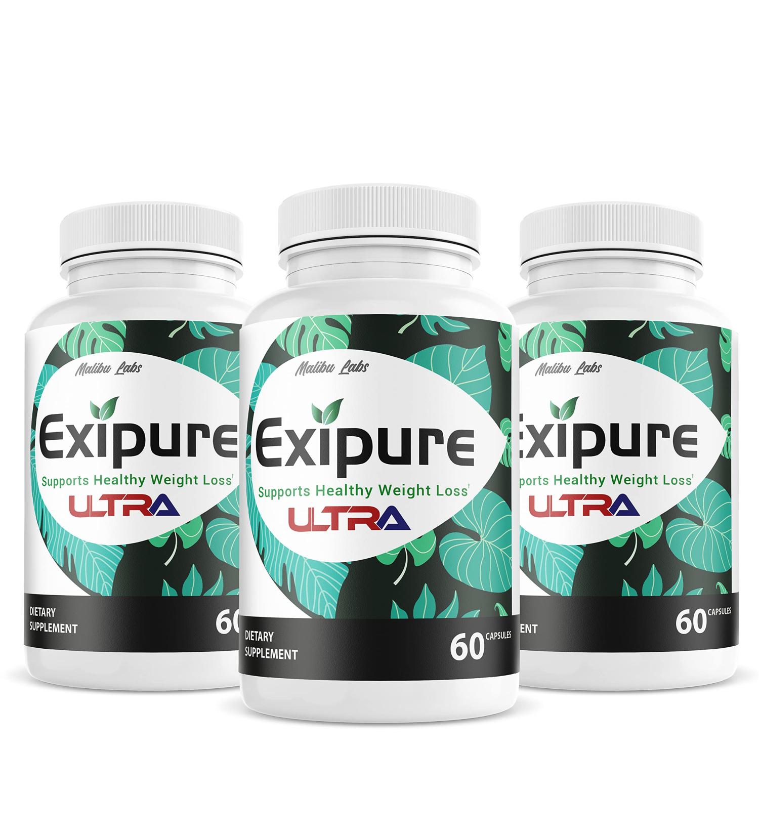 Exipure Ultra 1300 MG - Advanced Ketogenic Shark Formula Made in USA - 3 Bottle Pack - 120 Day Supply - 60 Count - Buy Online on GoSupps.com