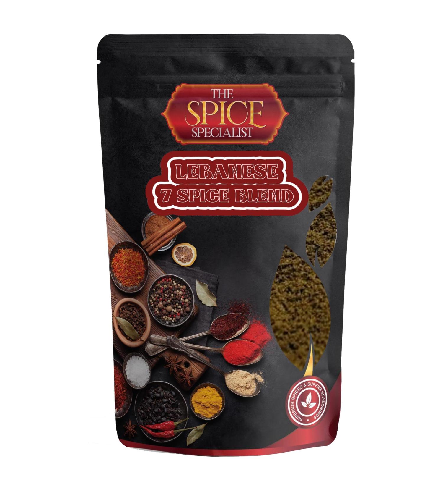 Lebanese 7 Spice Seasoning (450g Resealable Pouch) Salt-Free Lebanese Seven Spices Blend 450.00 g (Pack of 1) - Buy Online on GoSupps.com
