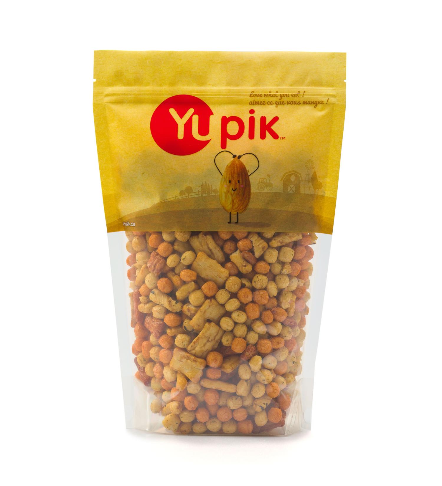 Yupik Original Rice Crackers 450 g 6 Count Kosher Cholesterol-Free Crunchy Crisps Savory Blend Seasoned with Soy Sauce & Seaweed Asian-Inspired Snacks Ideal for Parties BBQ Movie Night 6 count (Pack of 1) - Buy Online on GoSupps.com