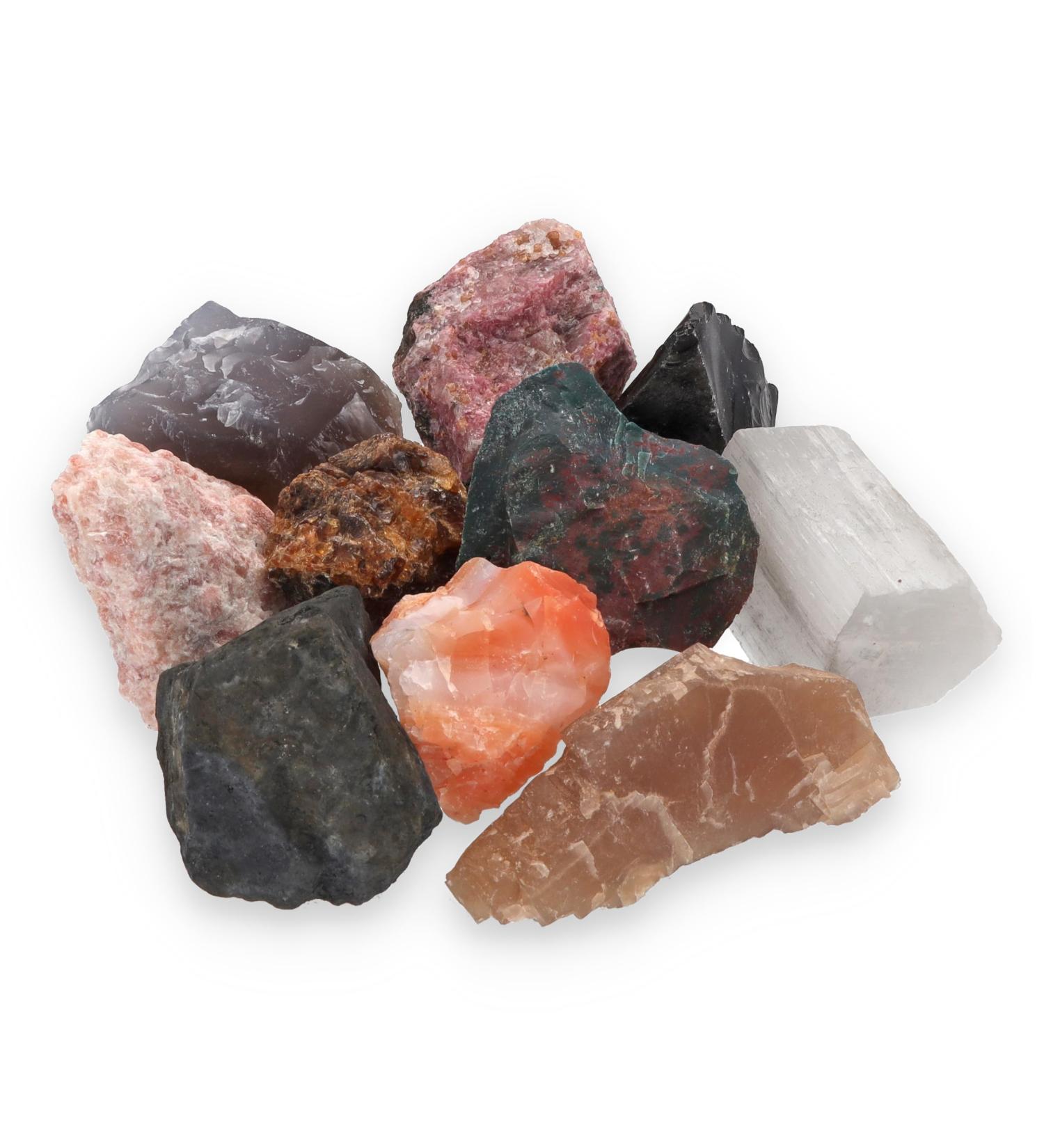 Premium Water Stones Mixture | 10 Natural Gemstones for Healthy Water | Cotton Bag Included | Source of Life Plus - Buy Online on GoSupps.com