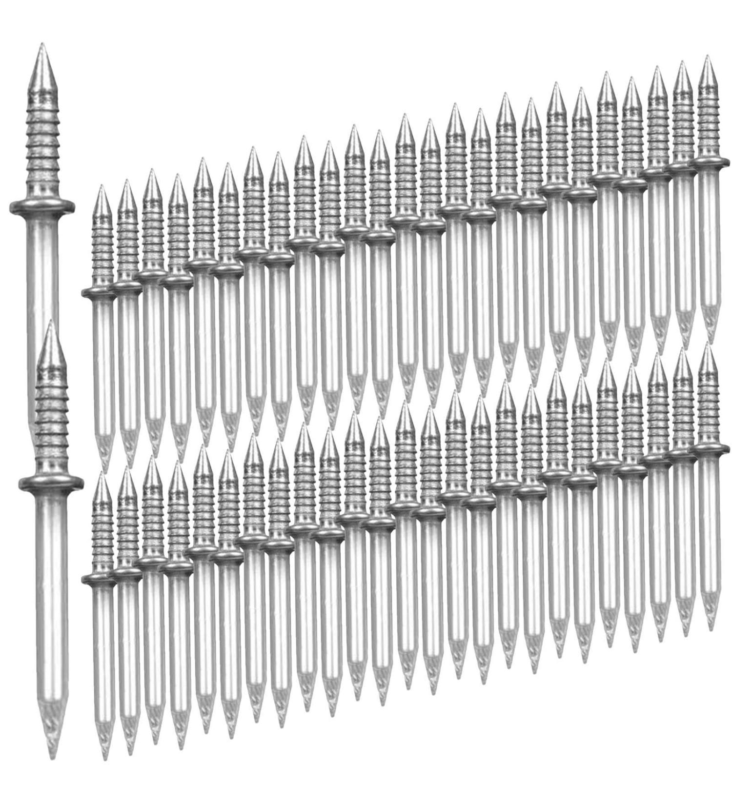 Buy Povanjer Mauerneails | 200-Piece Saxhorn Double Head Nail Set | Stainless Carbon Steel for Skirting Boards Concrete and Masonry - Durable & Robust - Buy Online on GoSupps.com