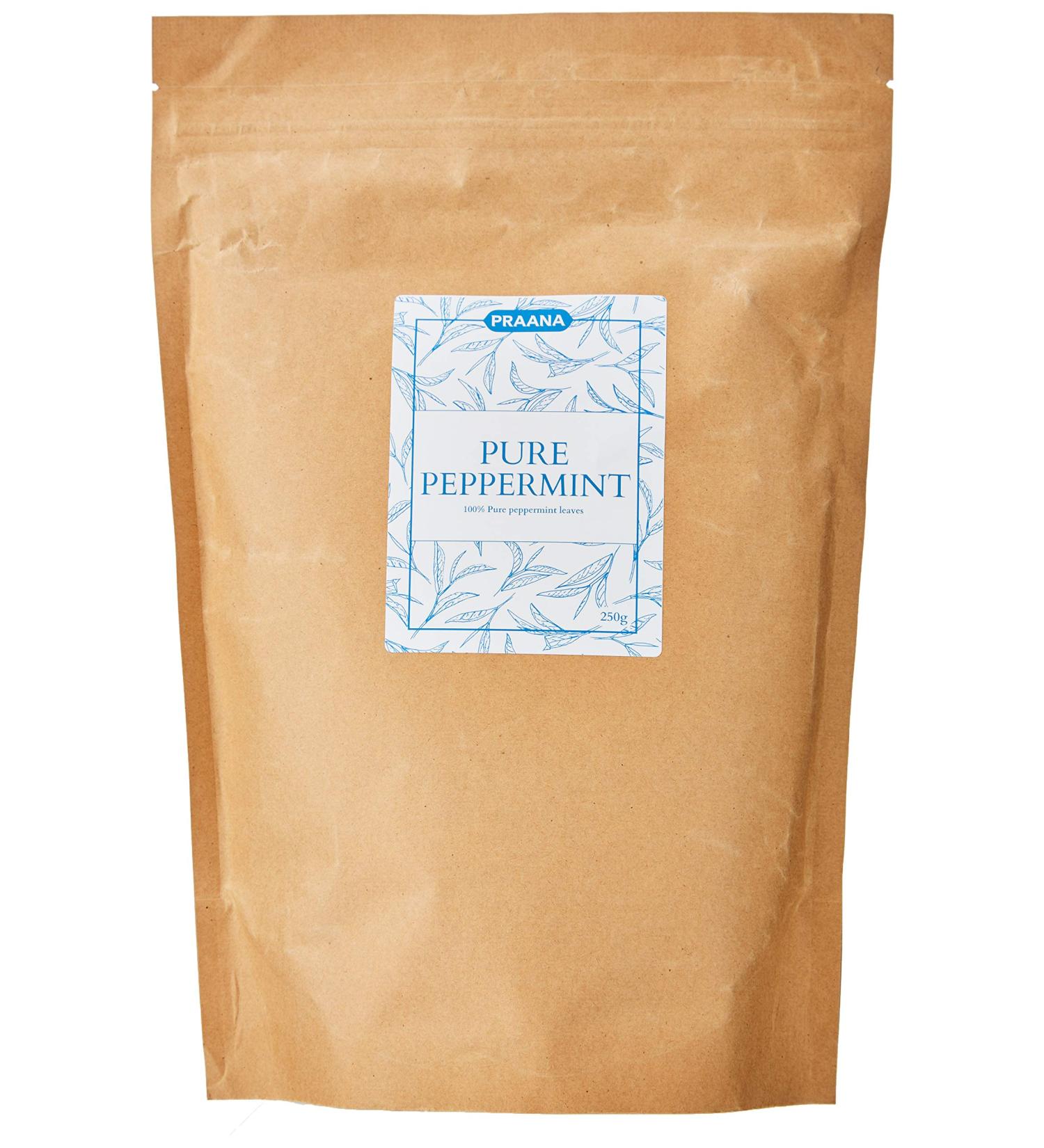 PRAANA TEA - Premium Peppermint 2nd cut leaf Herbal Tea - Catering 500 g - Buy Online on GoSupps.com