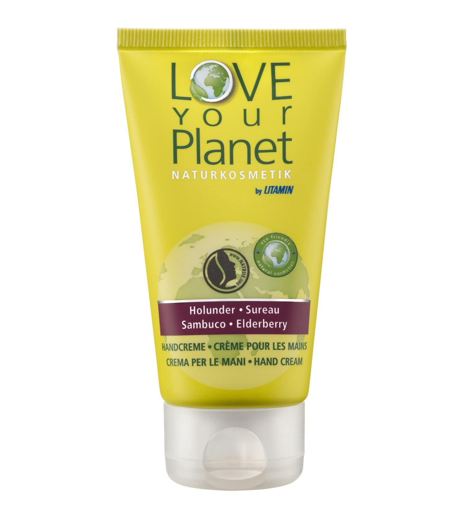 Love Your Planet Hand Cream Elderberry 75 ml pack of 6 (6 x 75 ml)