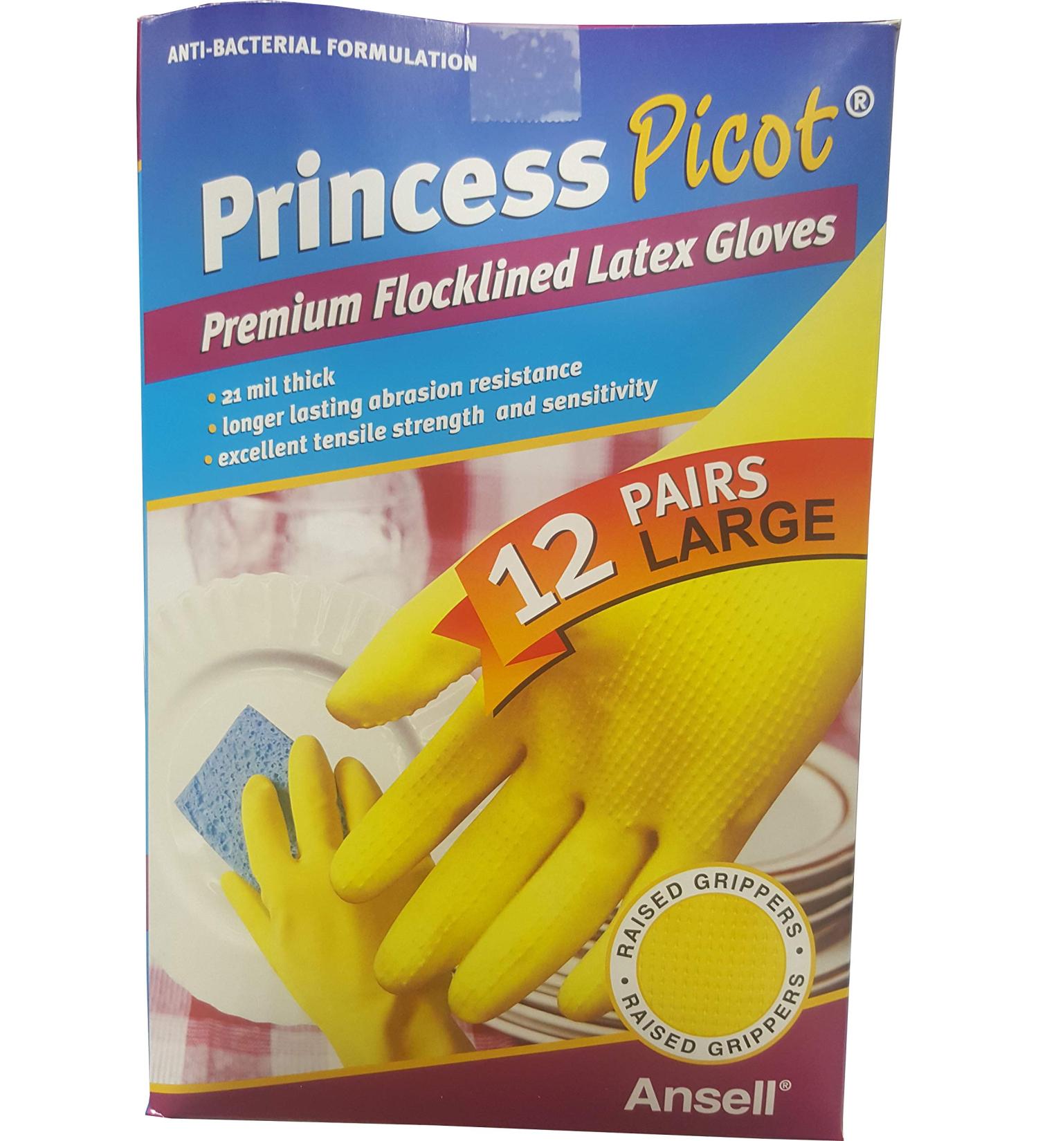 Princess Picot Unisex Rubber GlovesRubber Gloves