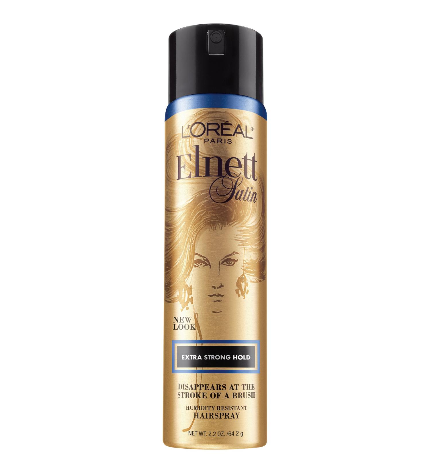 L'Oreal Paris Elnett Satin Hairspray Extra Strong Hold (Travel Size) 2.2 Ounce - Buy Online on GoSupps.com