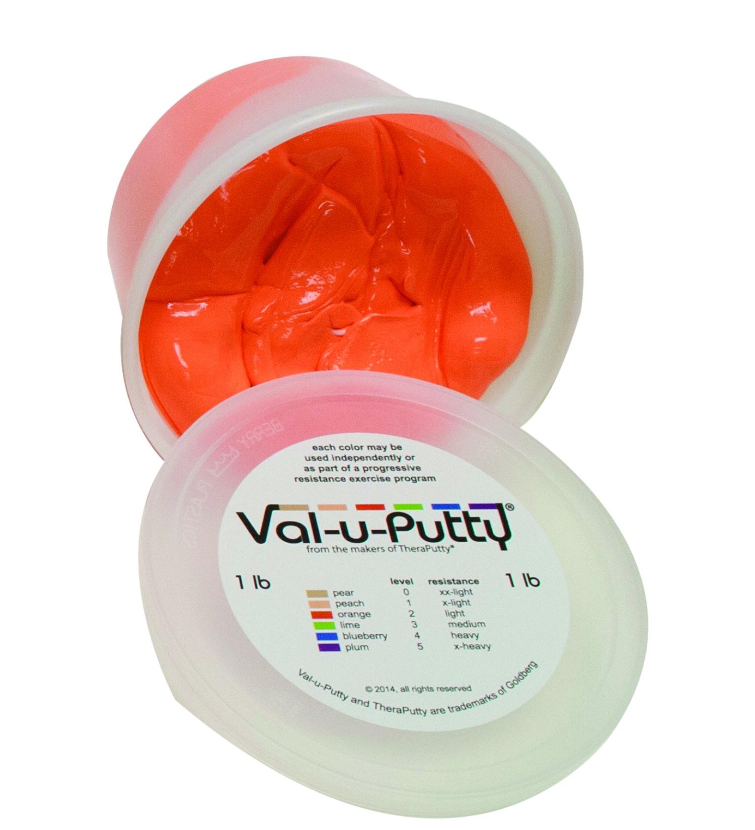 Val-u-Putty 10-3942 Exercise Putty - Soft Orange 1 lb | International Shipping Available - Buy Online on GoSupps.com