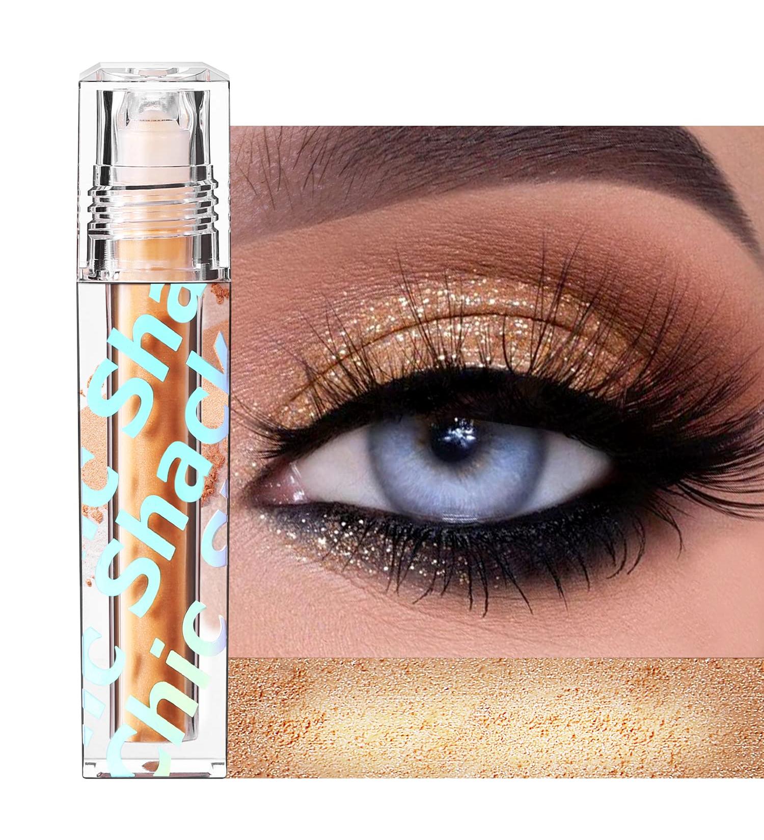 CHIC SHACK Glitter Eyeshadow Highlighter Stick - Sexy Champagne 02 - Buy Online on GoSupps.com