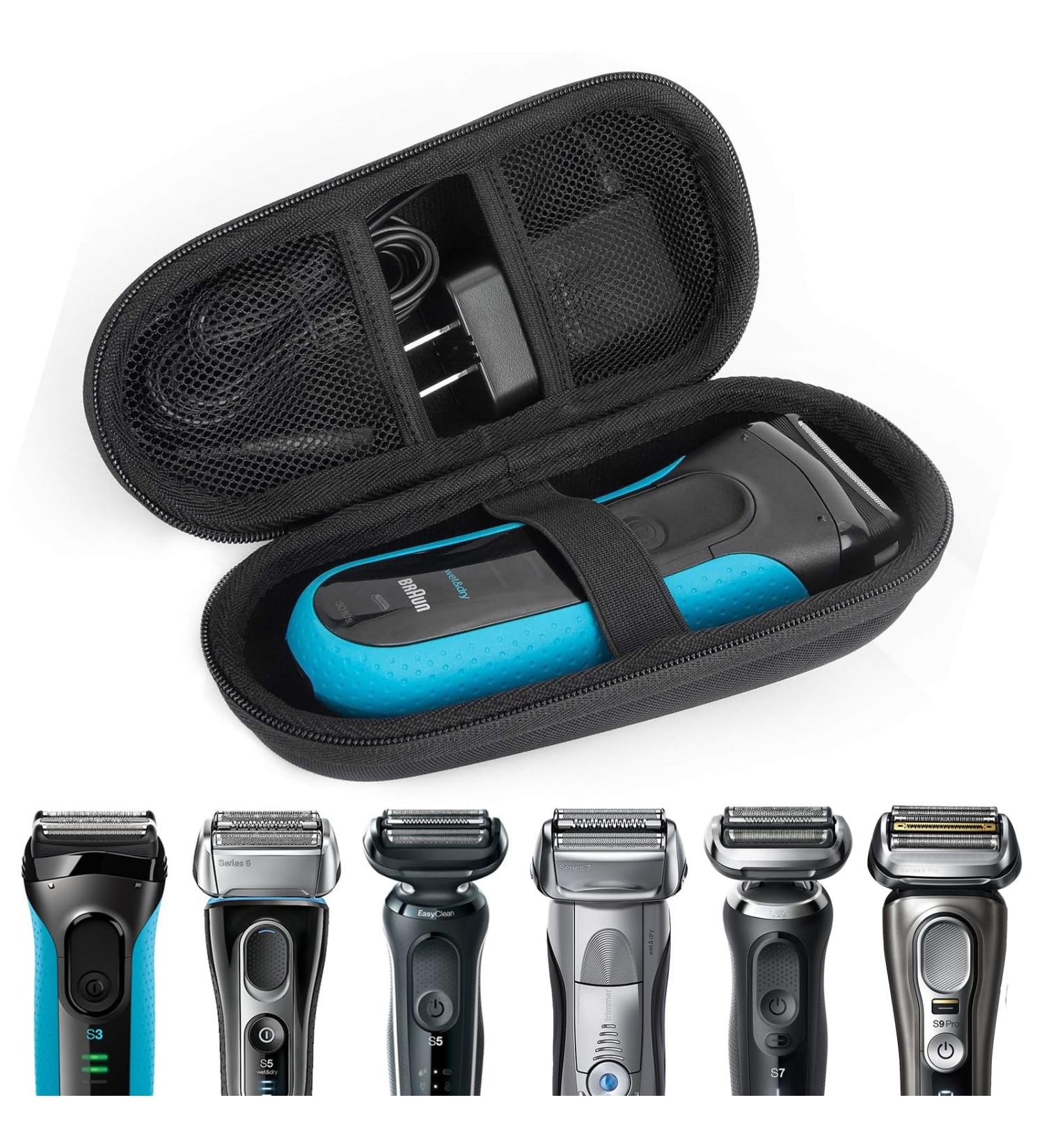 JEVONG Razor for Braun S3/S7/S9 | Hard Shell Travel Case with Charging Space | Electric Shaver Accessories - Buy Online on GoSupps.com