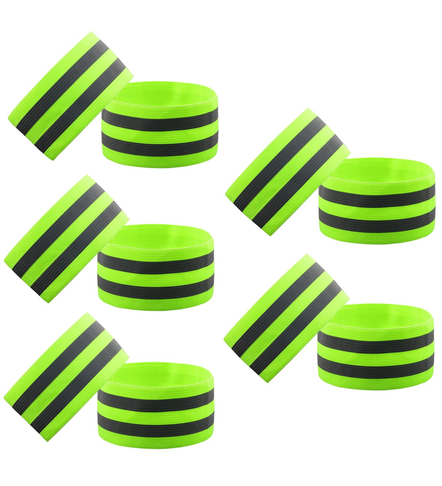 10 Pack Reflective Armbands for Running Cycling Night Sports - Buy Online on GoSupps.com