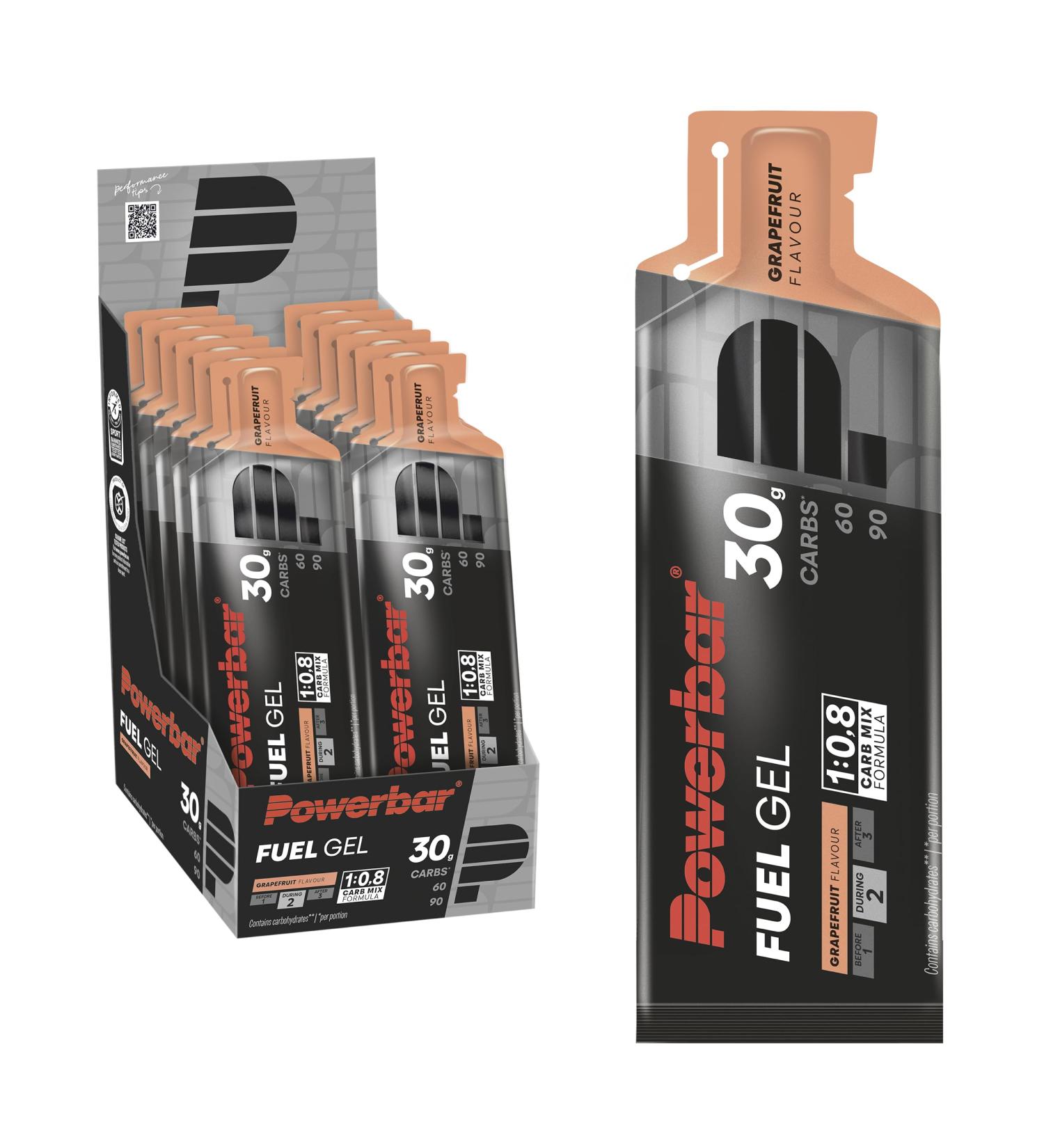 Powerbar - Black Line - Fuel 30 Gel - Grapefruit - 12x50ml - Gel nerg tique riche en glucides - Sans caf ine Pamplemousse - Buy Online on GoSupps.com