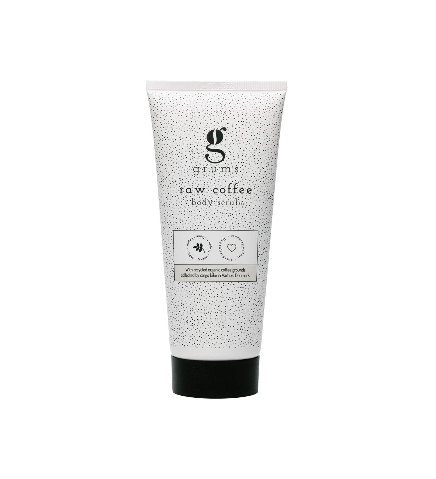 Grums Raw Coffee Body Scrub 200 ml - Natural Exfoliating Scrub for Smooth Skin - International Shipping - Buy Online on GoSupps.com