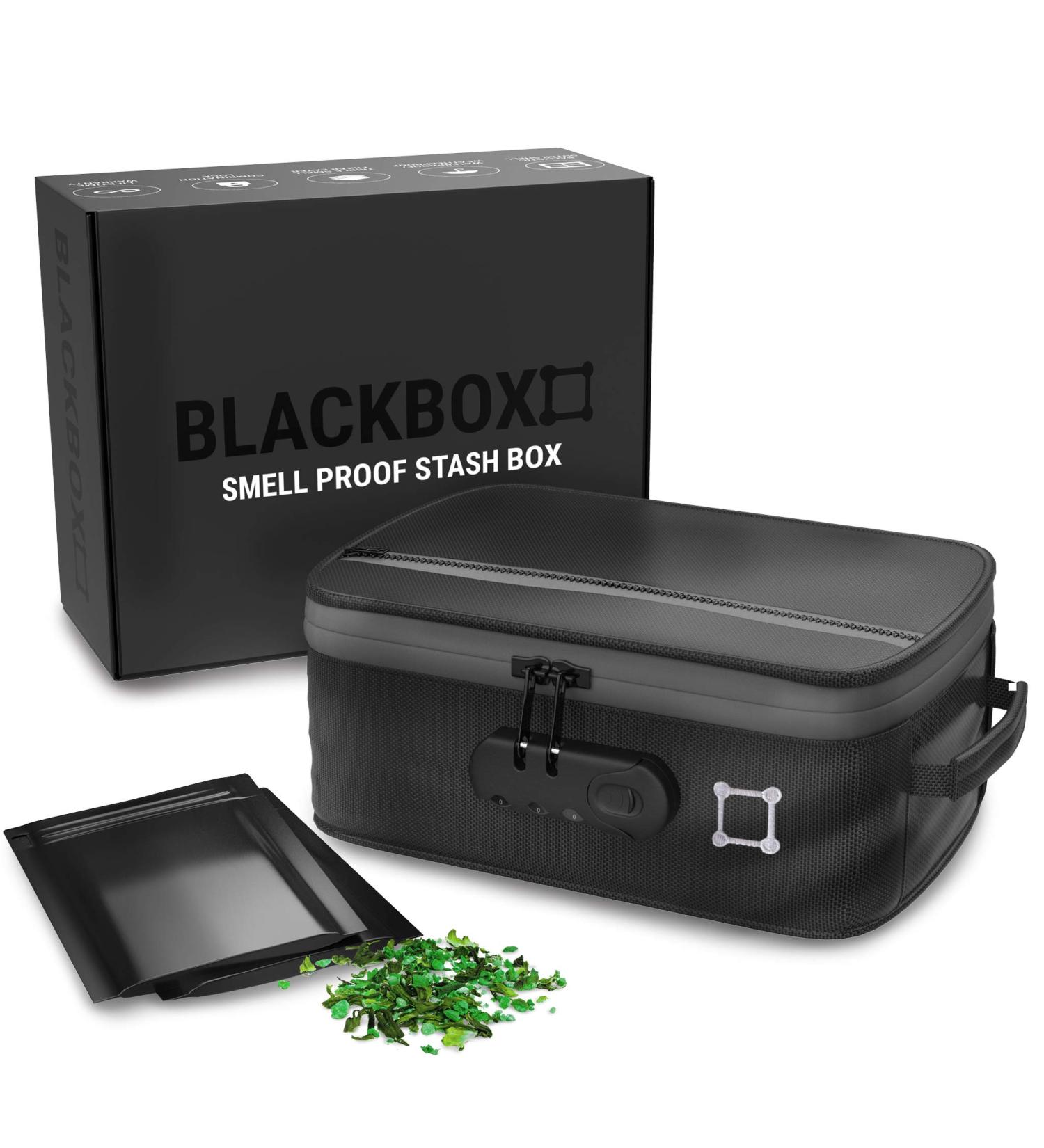 Kulbi Blackbox Smell Proof Stash Box - Triple Layers, Waterproof, Heavy Duty Lock - Includes 2 Bags - Buy Online on GoSupps.com