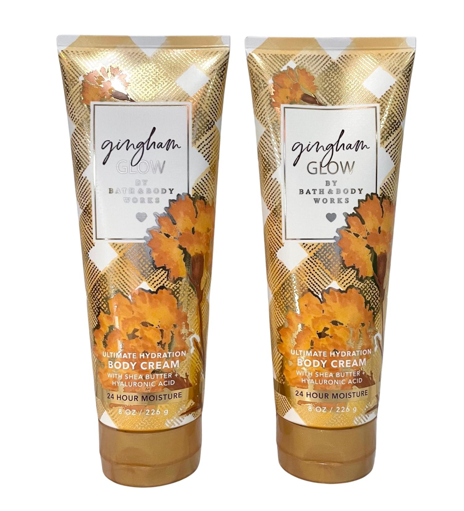 Bath & Body Works Gingham Glow Ultimate Hydration Body Cream 8 Ounces Pack of 2 - Buy Online on GoSupps.com