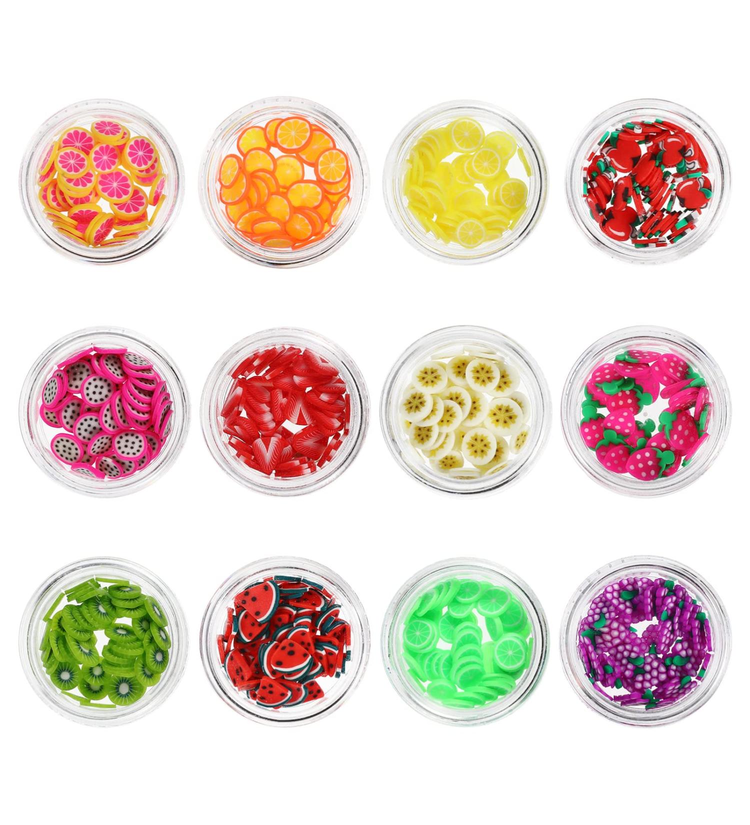Minkissy 12 Boxes Fruit Slices for Nail Art | Resin & 3D Handicrafts | International Shipping Available - Buy Online on GoSupps.com