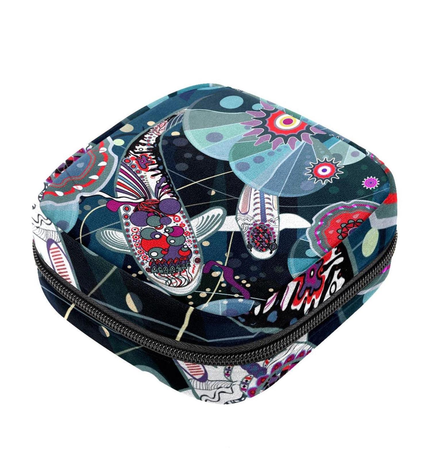 Buy Stylish Menstruation Pad Bag with Zipper - Women's Tampon & Napkin Organizers - Ideal for Girls | Koepian - Buy Online on GoSupps.com