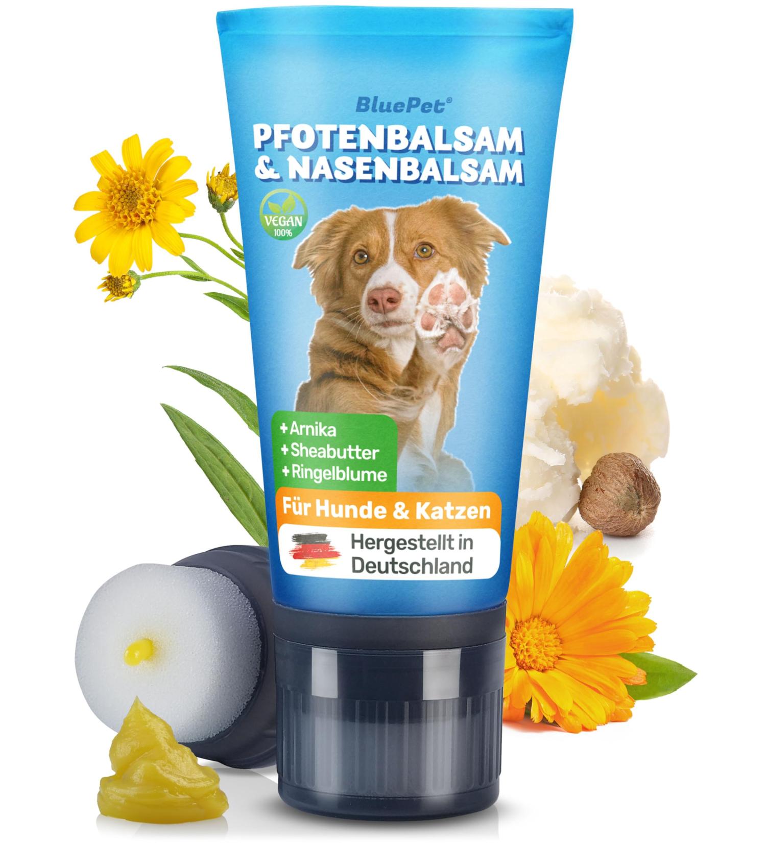 Buy Bluepet Pfotenbalsam Dog Stick Ultimate Care for Stressed Paws & Noses | Relieves Protects & Maintains Year-Round - Buy Online on GoSupps.com
