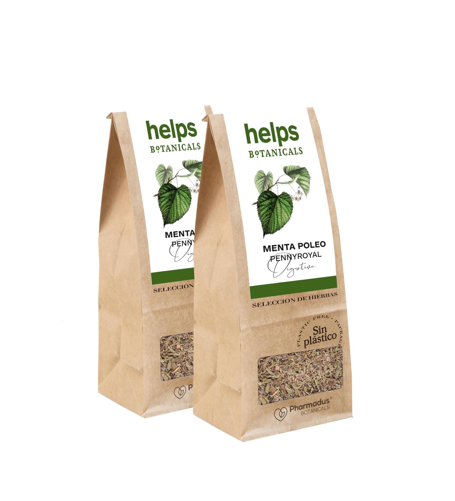 PHARMADUS HELPS INFUSIONS Bulk Pennyroyal Mint Infusion Improves digestion and breathing Bulk bag of 60 grams - Buy Online on GoSupps.com