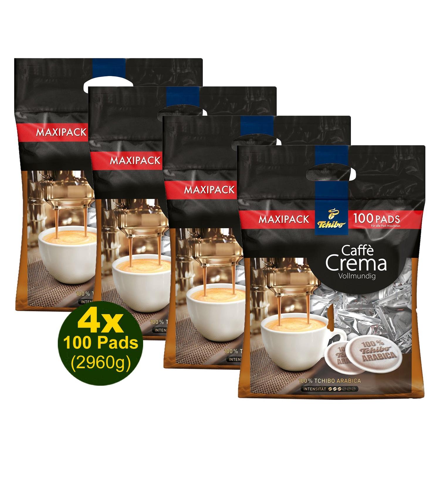  Tchibo Tchibo Caff Crema Capsules 4 x 740 g (2950 g) - Arabica - Pack of 100 - Buy Online on GoSupps.com