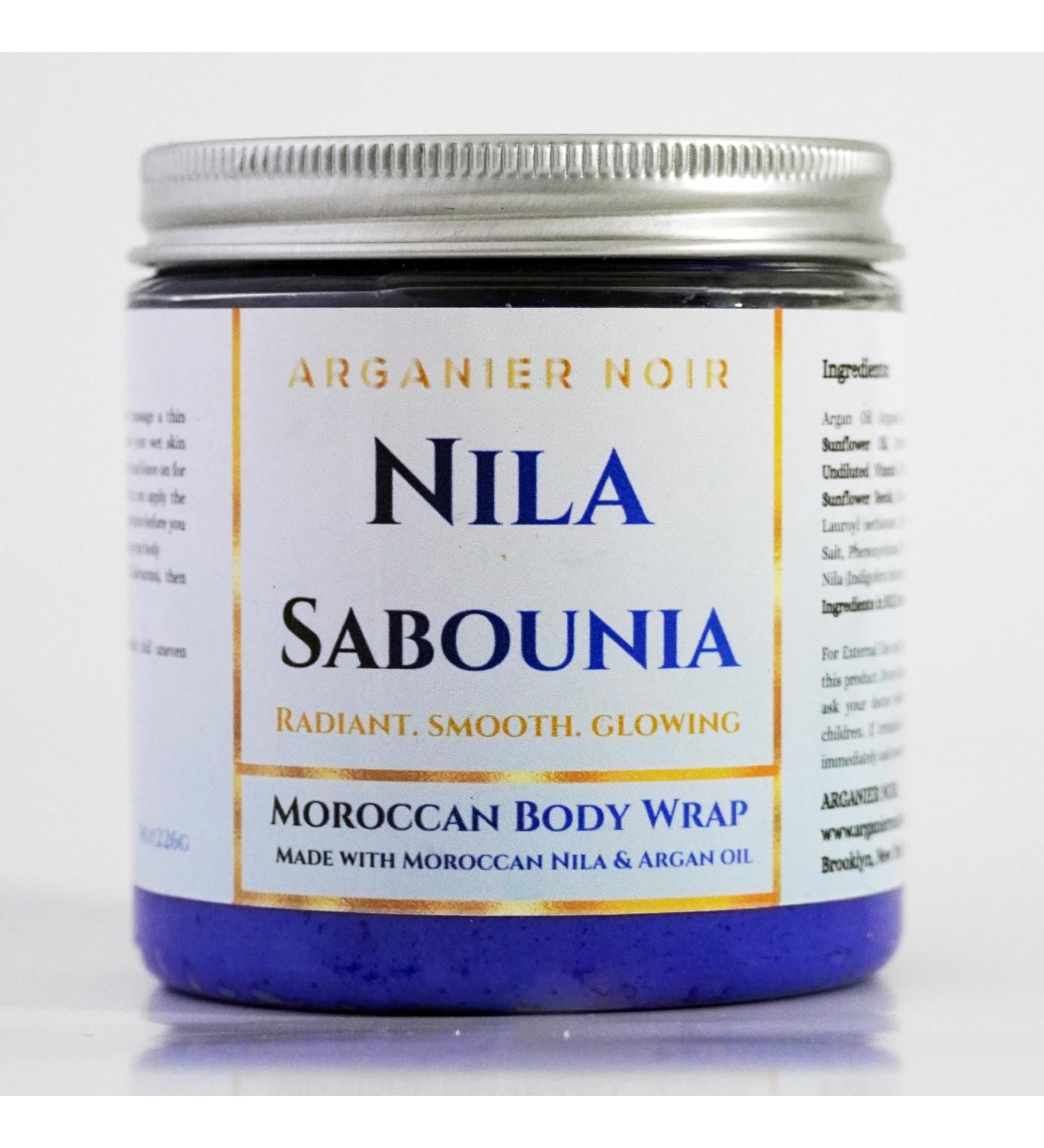 Nila Sabounia made with Pure Moroccan Nila and Argan Oil Luxurious Home Spa (Hammam) Experience for all skin types. - Buy Online on GoSupps.com