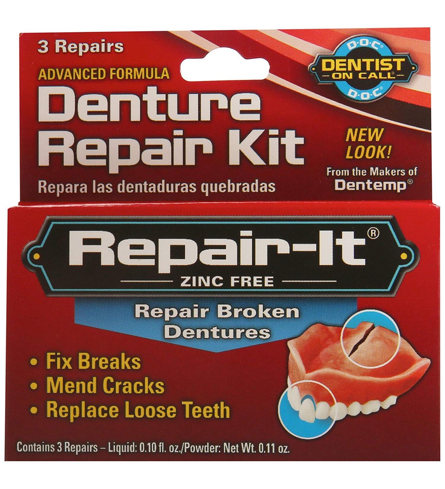 Dentist On Call Repair-It Denture Repair Kit
