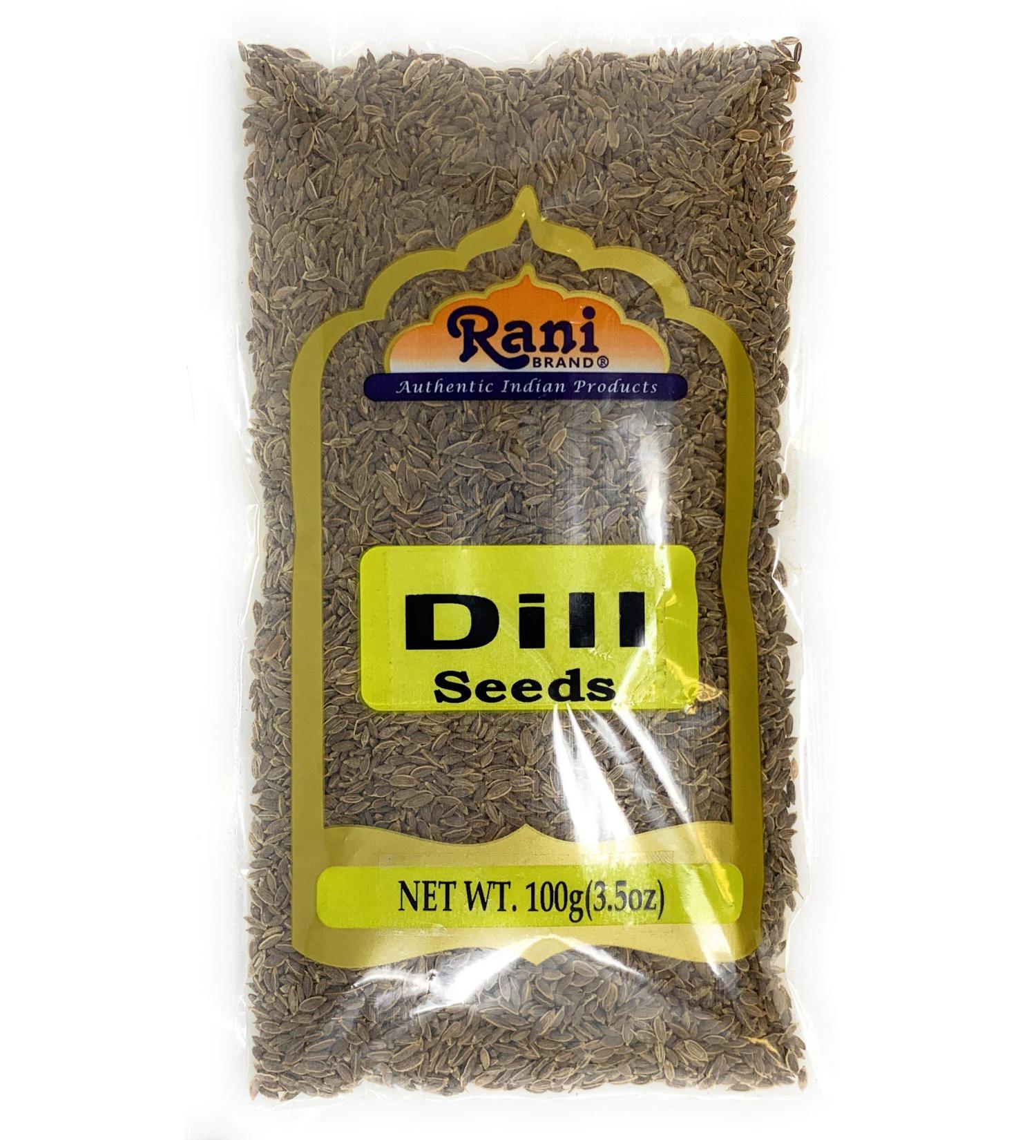 Rani Dill Seeds (Suwa / SUA) Whole Spice 3.5oz (100g) All Natural | Gluten Friendly | Non-GMO | Vegan | Indian Origin Weed Poly Bag 3.5 Ounces - Buy Online on GoSupps.com