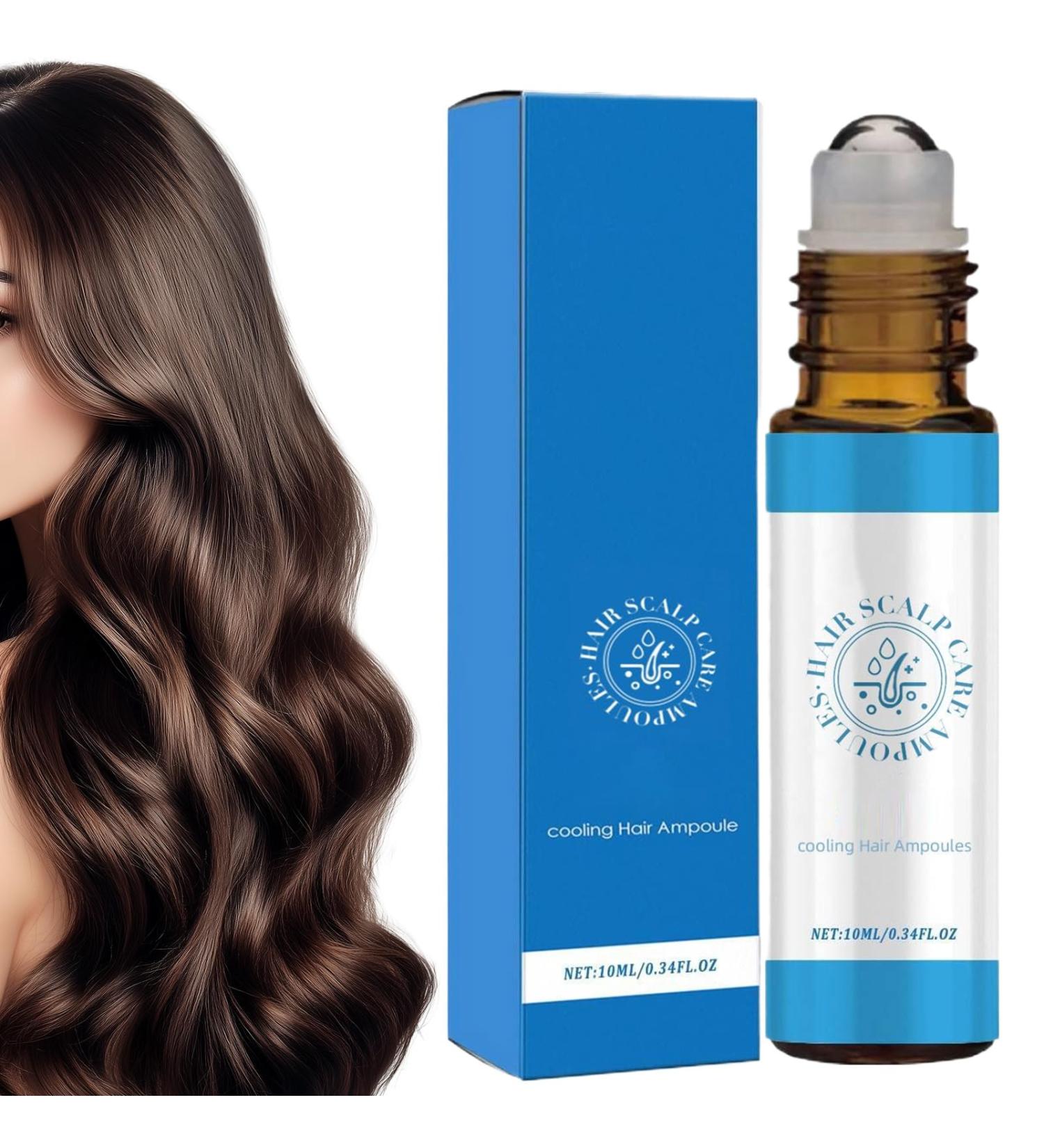 Hair Growth Oil 10ml Stimulating Hair Root Roll-on Oil - Non-Greasy Nourishing Thickening Treatment for Men and Women - Buy Online on GoSupps.com
