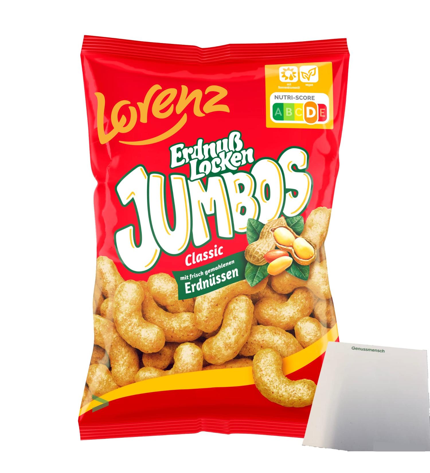 Buy Lorenz Peanut Curls Jumbos XXL - Classic Peanut Flips & Corn Snack (150g) - International Shipping Available - Buy Online on GoSupps.com