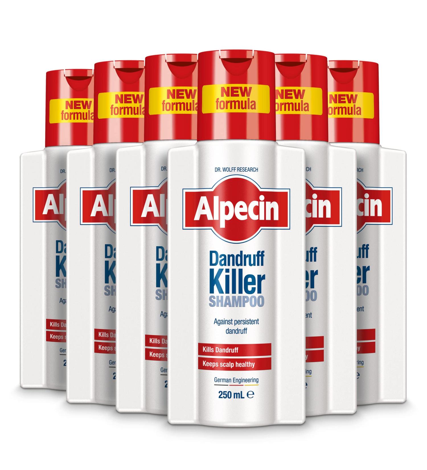  Alpecin Alpecin Anti-Dandruff Shampoo 6 x 250 ml | Effectively eliminates and prevents dandruff | Men's hair care made in Germany - Buy Online on GoSupps.com