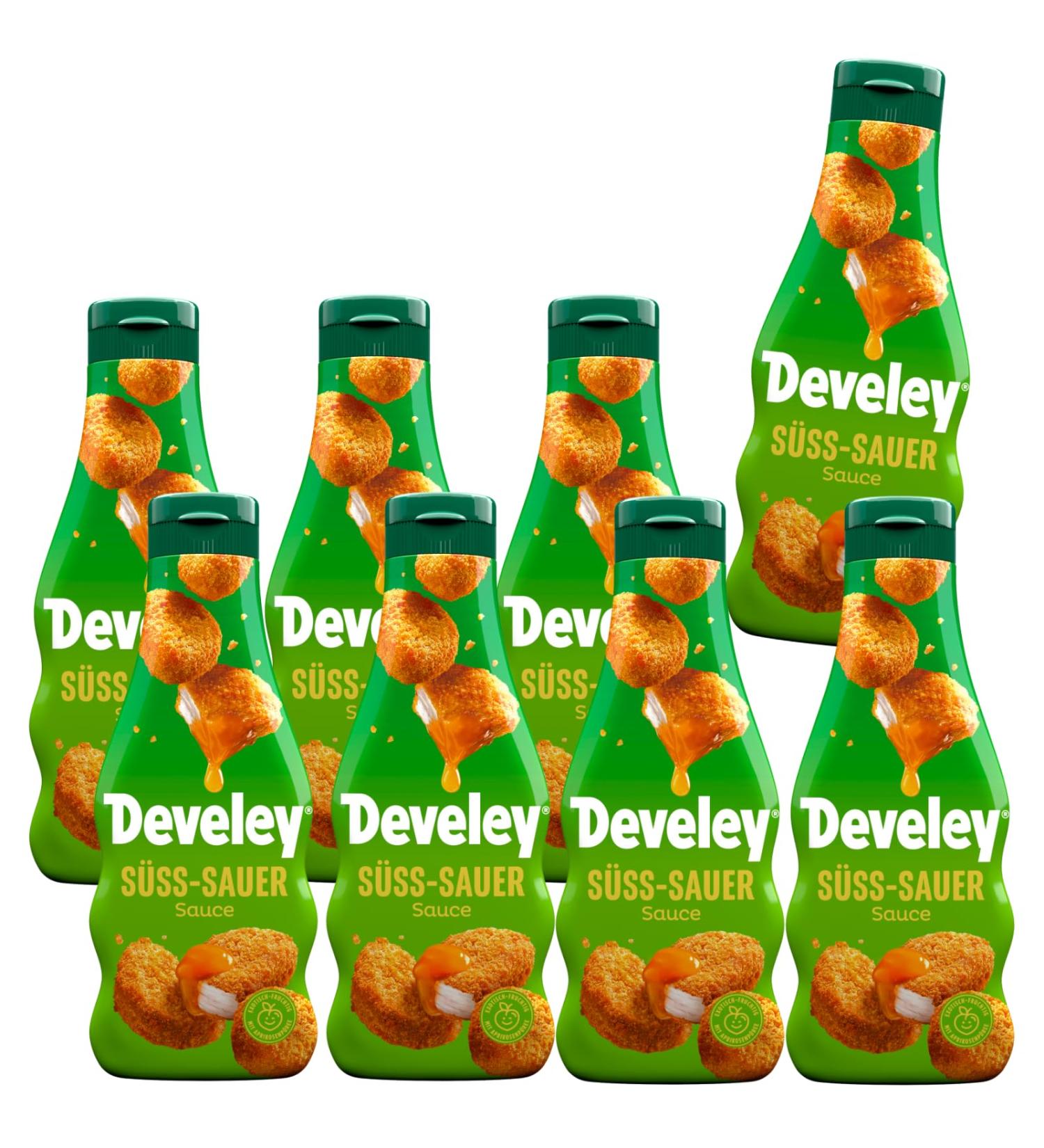 Buy Developy Sweet Sour Sauce (8x250 ml) - Original Recipe - No Preservatives or Flavor Enhancers - Perfect for International Shipping - Buy Online on GoSupps.com