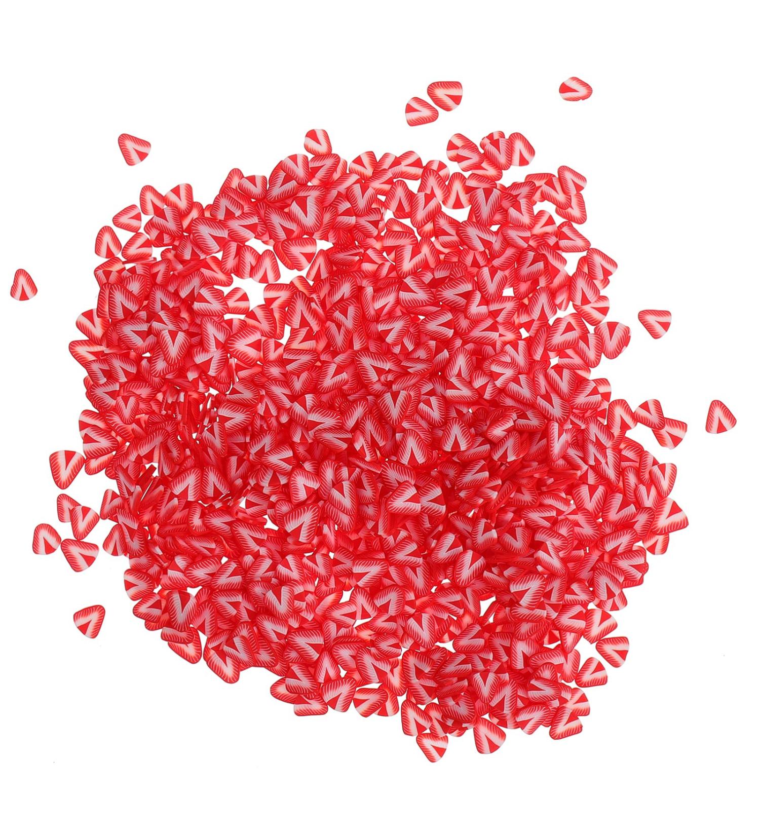 3pcs Strawberry Nail Art Slices Polymer Fruit Slices Masquerade Siouxxie Fruit Nail Decals Fruit Slice Nail Decor Manicure Sequins Red Polymer Clay Filling Nail Polish - Buy Online on GoSupps.com