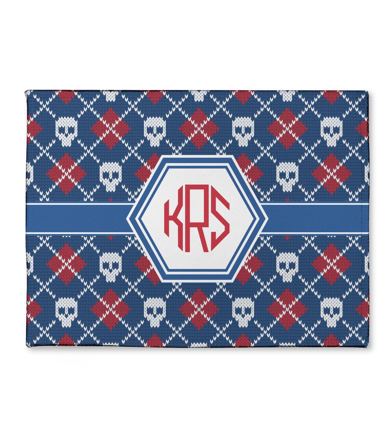 Personalized Knitted Argyle & Skulls Microfiber Screen Cleaner | YouCustomizeIt - International Shipping Available - Buy Online on GoSupps.com