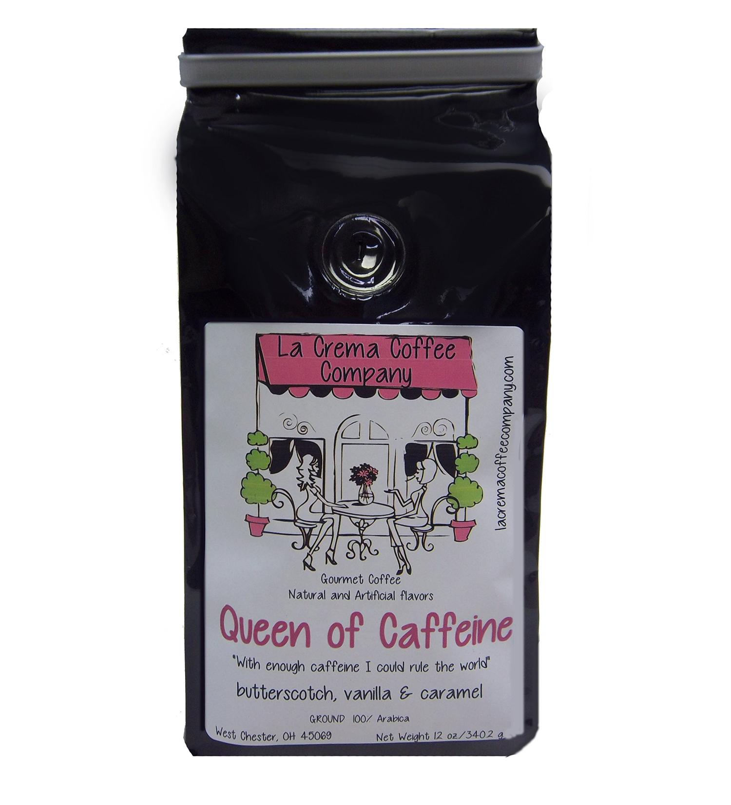 La Crema Coffee Company Queen of Caffeine 2 Piece Highlander Grogg, 12 Ounce