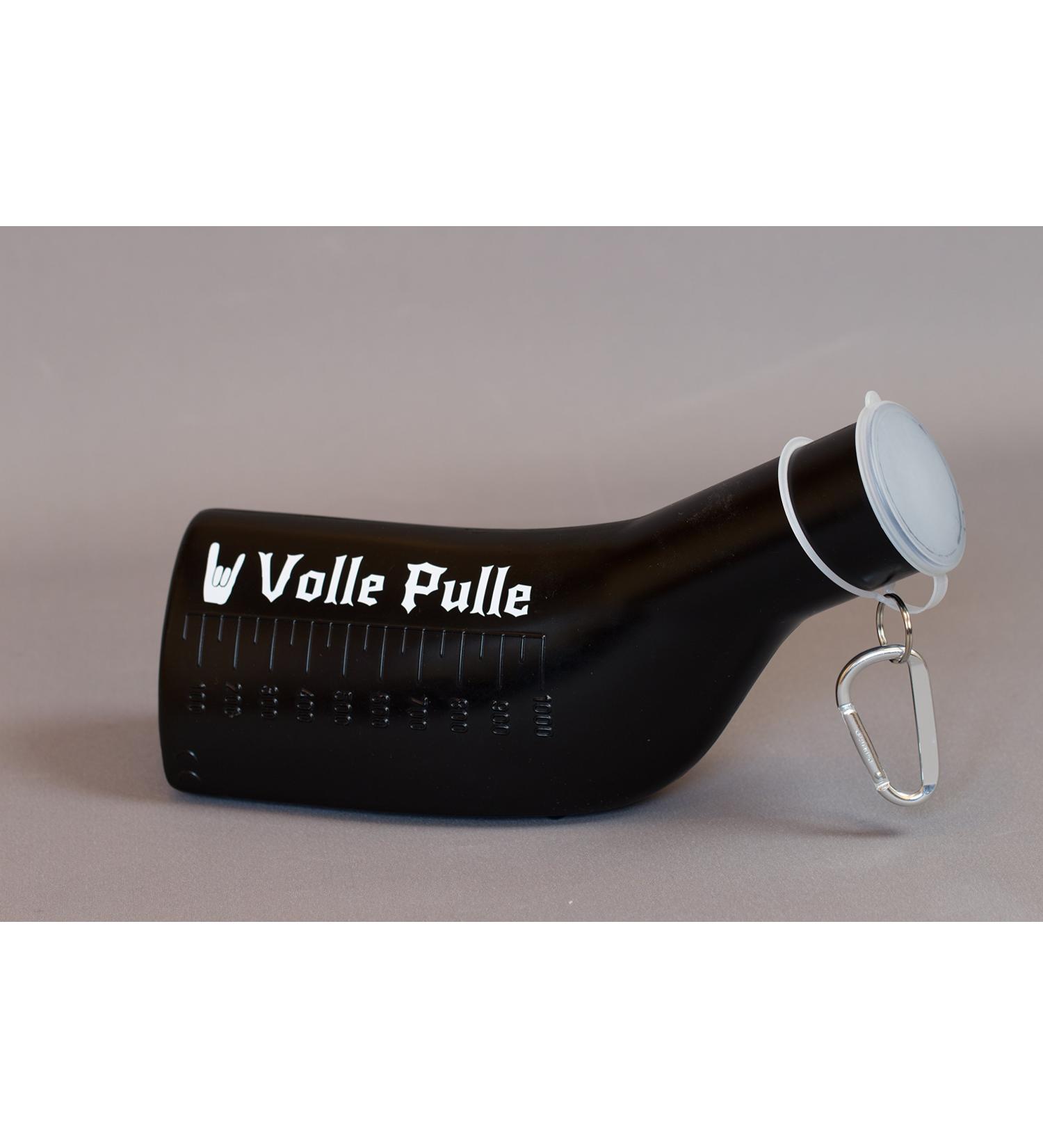 Urinal bottle for men 1000 ml with white full bottle label