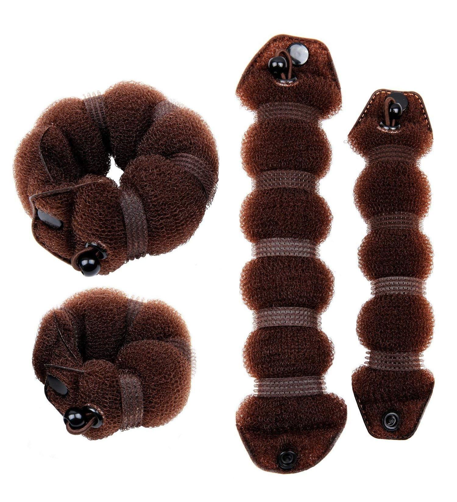 JYtop Hair Doughnut Rings for Perfect Beauty Buns - 2 Pieces | Easy Hair Styling Tool - Buy Online on GoSupps.com