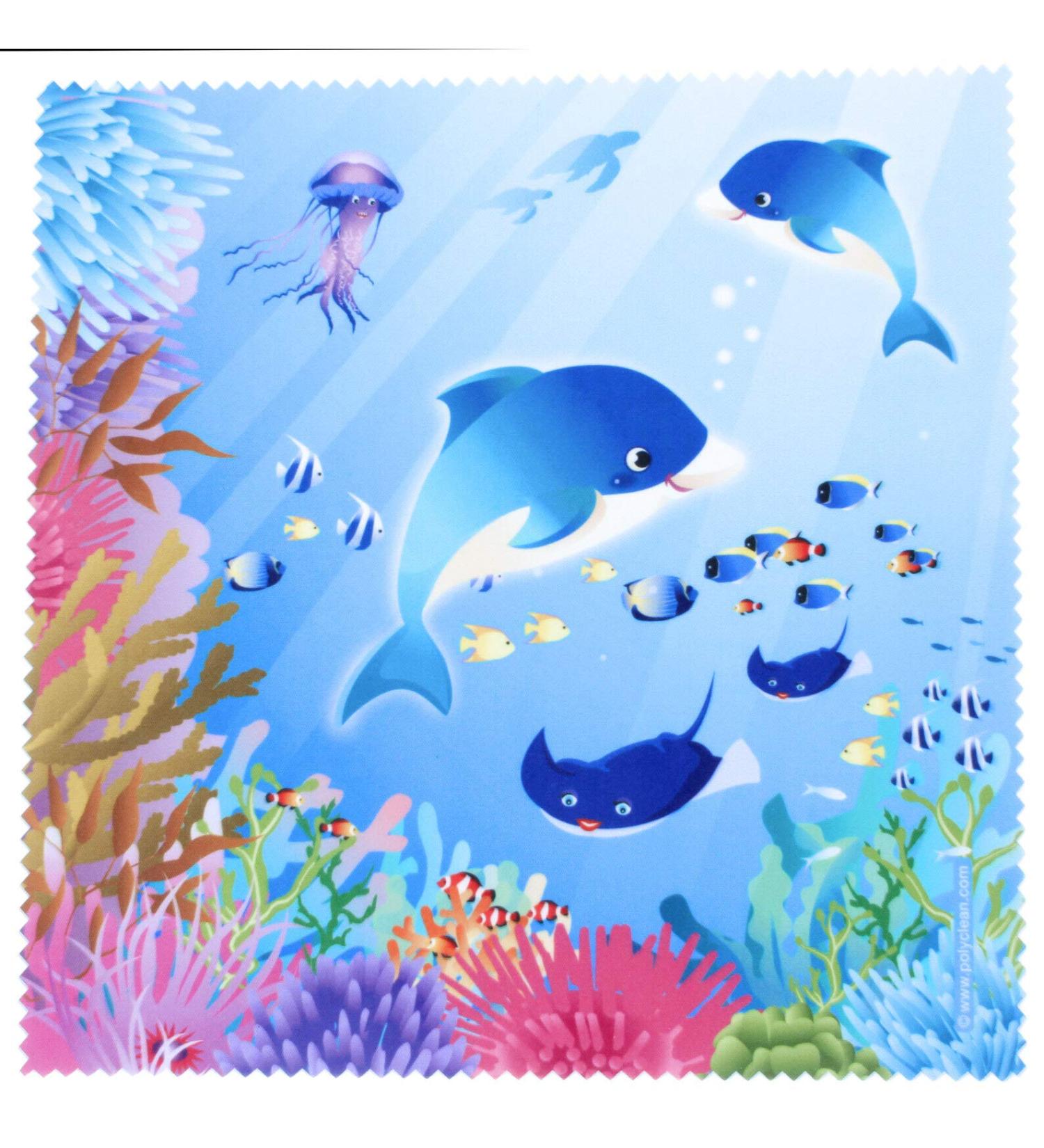 Polyclean microfibre cloth with motif "Little Jungle Ocean"