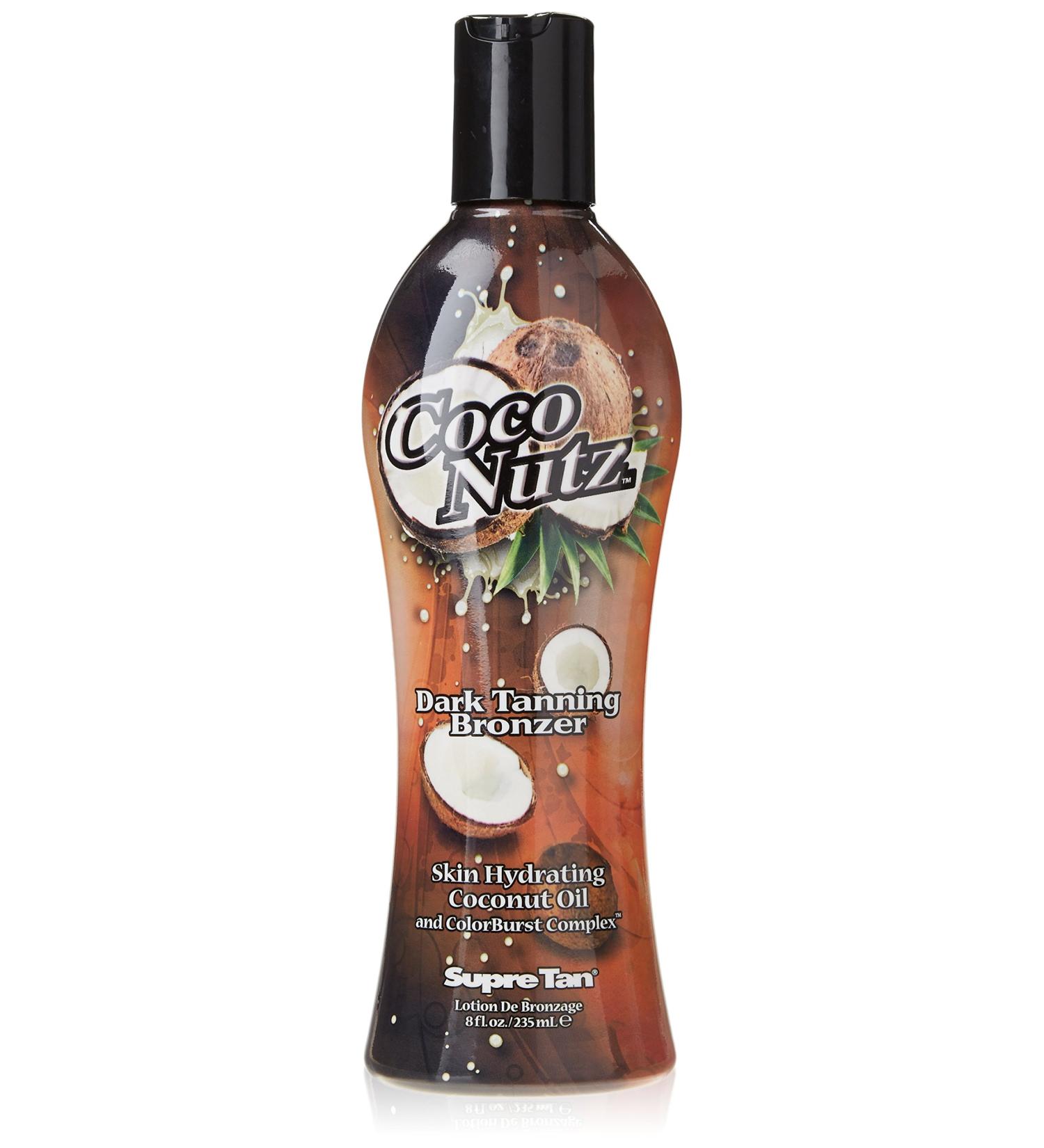 Supre Tan Coco Nutz Dark Tanning Bronzer - Hydrating Coconut Oil 235ml | International Shipping Available - Buy Online on GoSupps.com