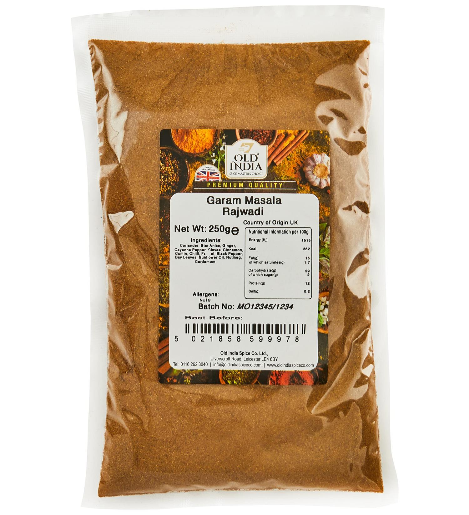 Old India Garam Masala Rajwadi 250g - Buy Online on GoSupps.com