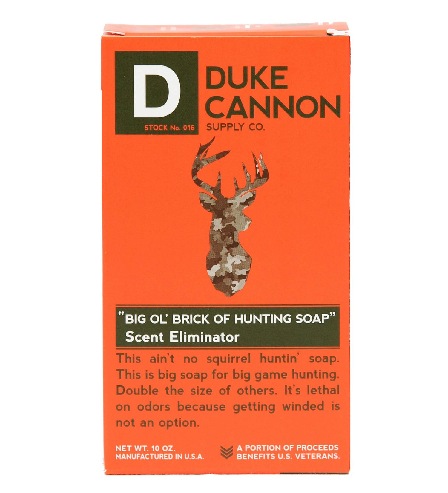 Duke Cannon Big 'Ol Brick Hunting Soap 10oz - Scent Eliminator - Buy Online on GoSupps.com