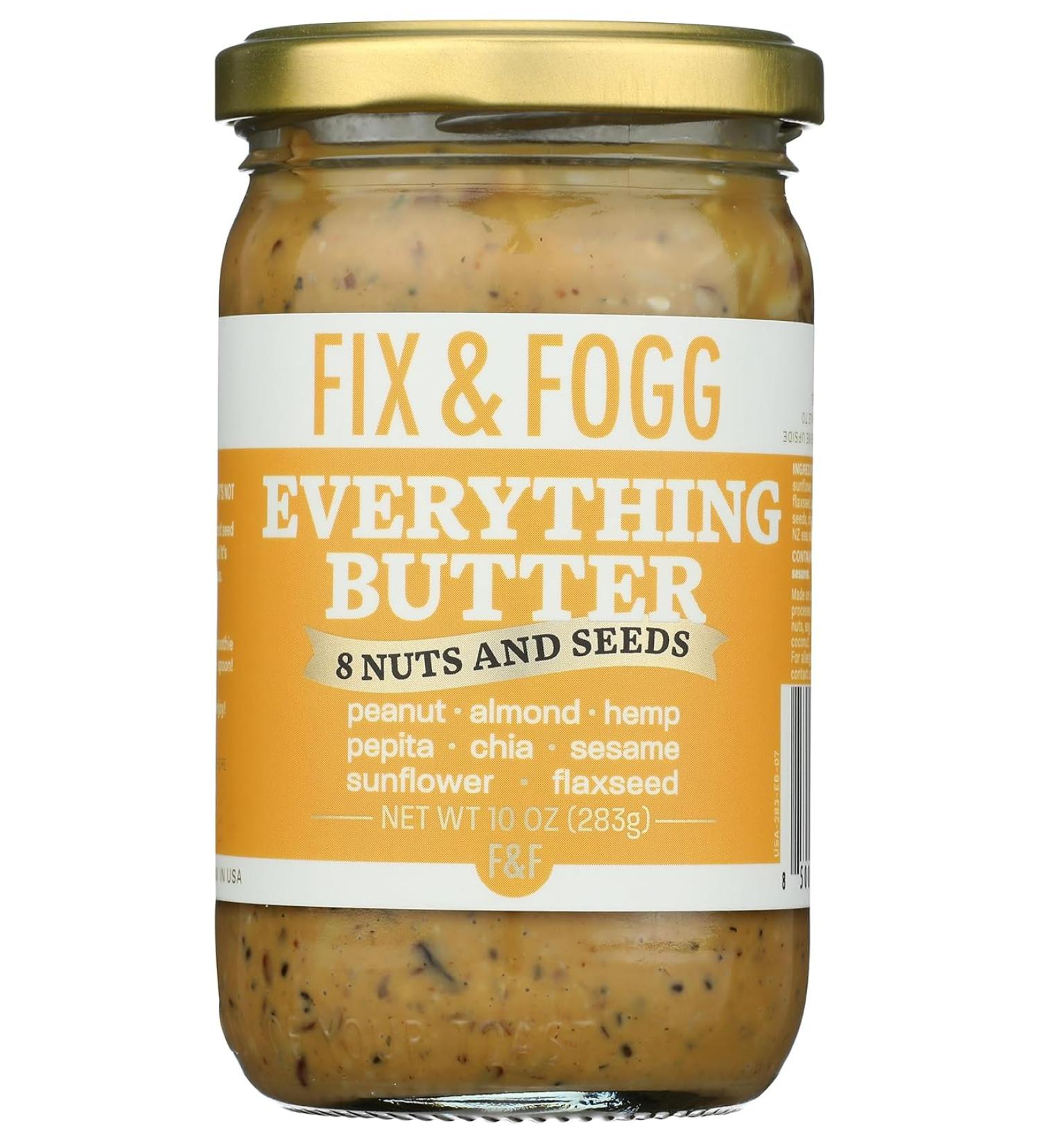 Fix and Fogg Everything Butter 10 OZ - Versatile Nut Butter for Delicious Recipes - Buy Online on GoSupps.com