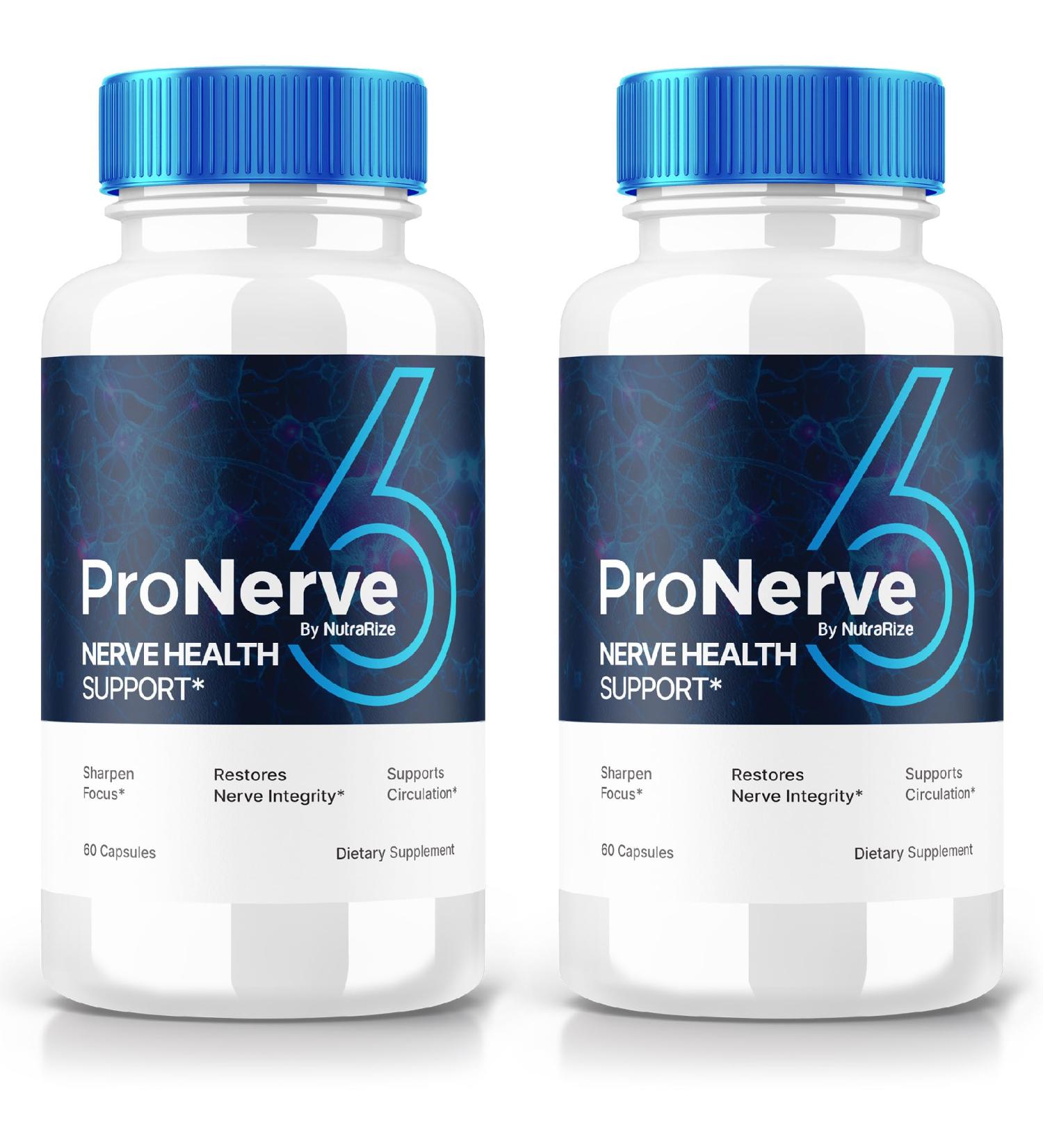 ProNerve6 Advanced Nerve Support Supplement (2 Pack) - 120 Capsules for Neuropathy Nerve Health & Vitality | Top Reviews - Buy Online on GoSupps.com