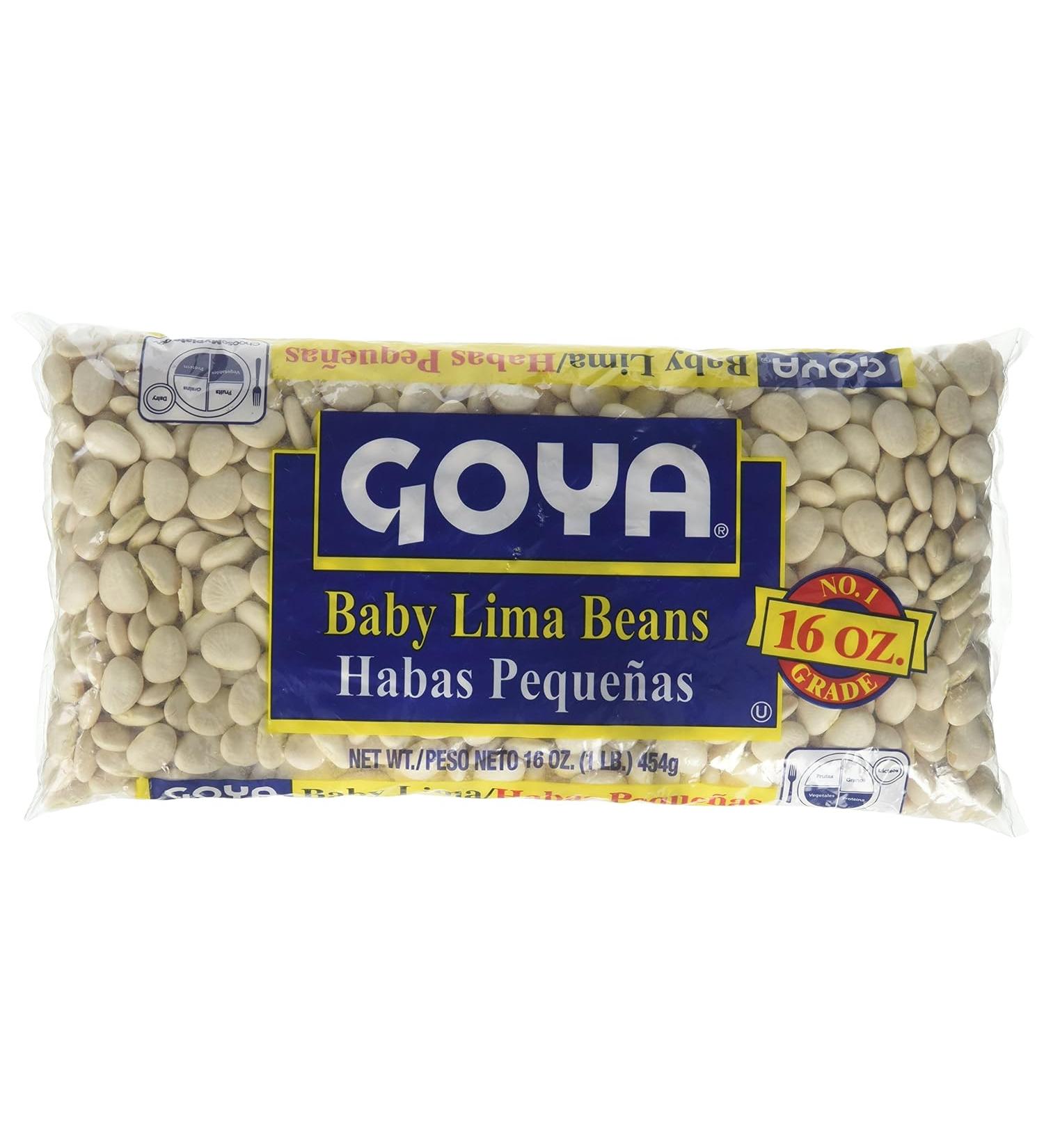 Goya Baby Lima Beans 16 Oz. Pack Of 3 - Buy Online on GoSupps.com