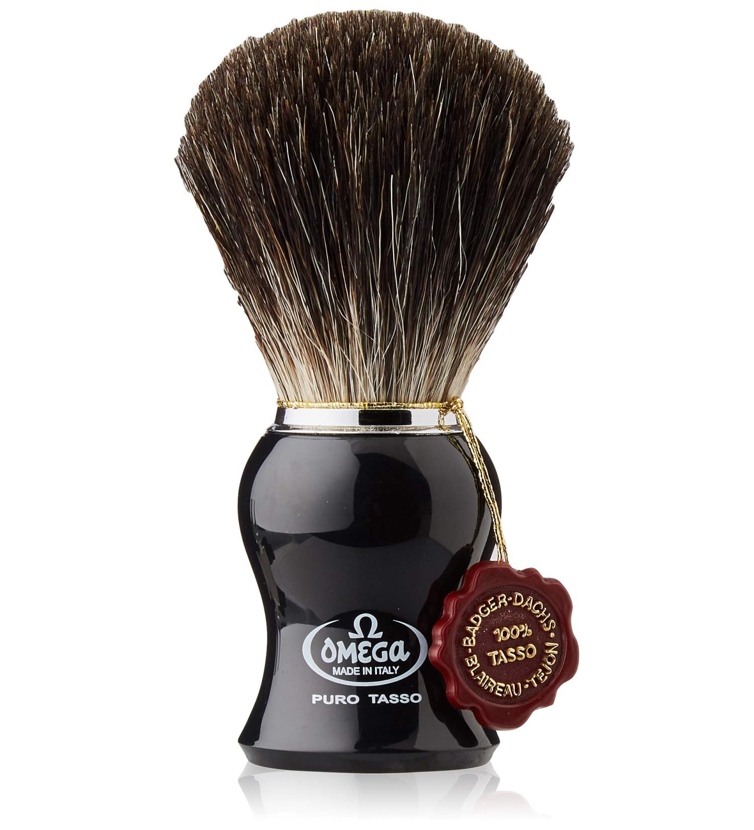 Buy Omega Brocha Afeitar Tejon - Premium Shaving Brush 1 Piece | International Shipping Available - Buy Online on GoSupps.com